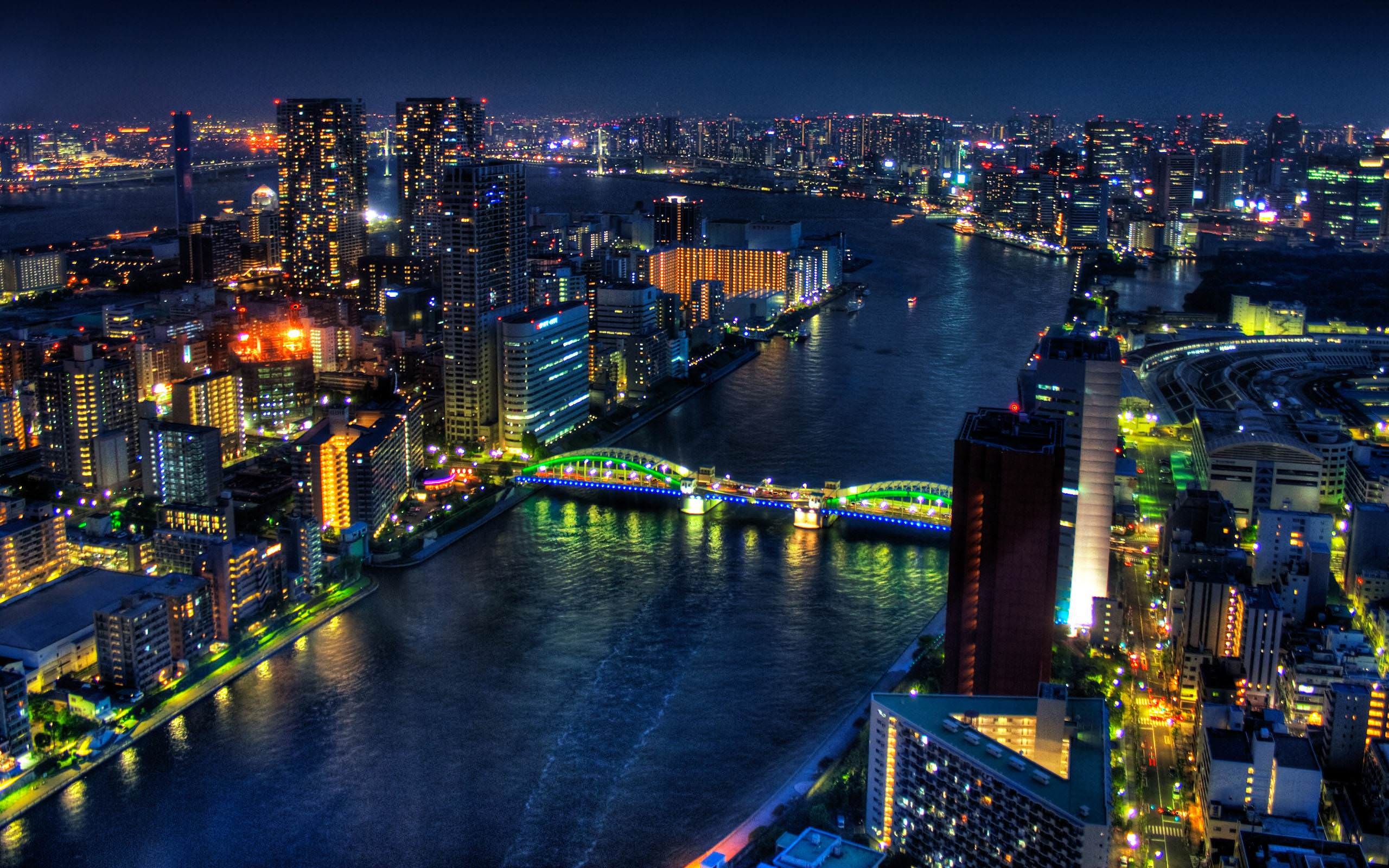 Beautiful cityscape wallpapers, PSD, Vector EPS, Cityscape, 2560x1600 HD Desktop