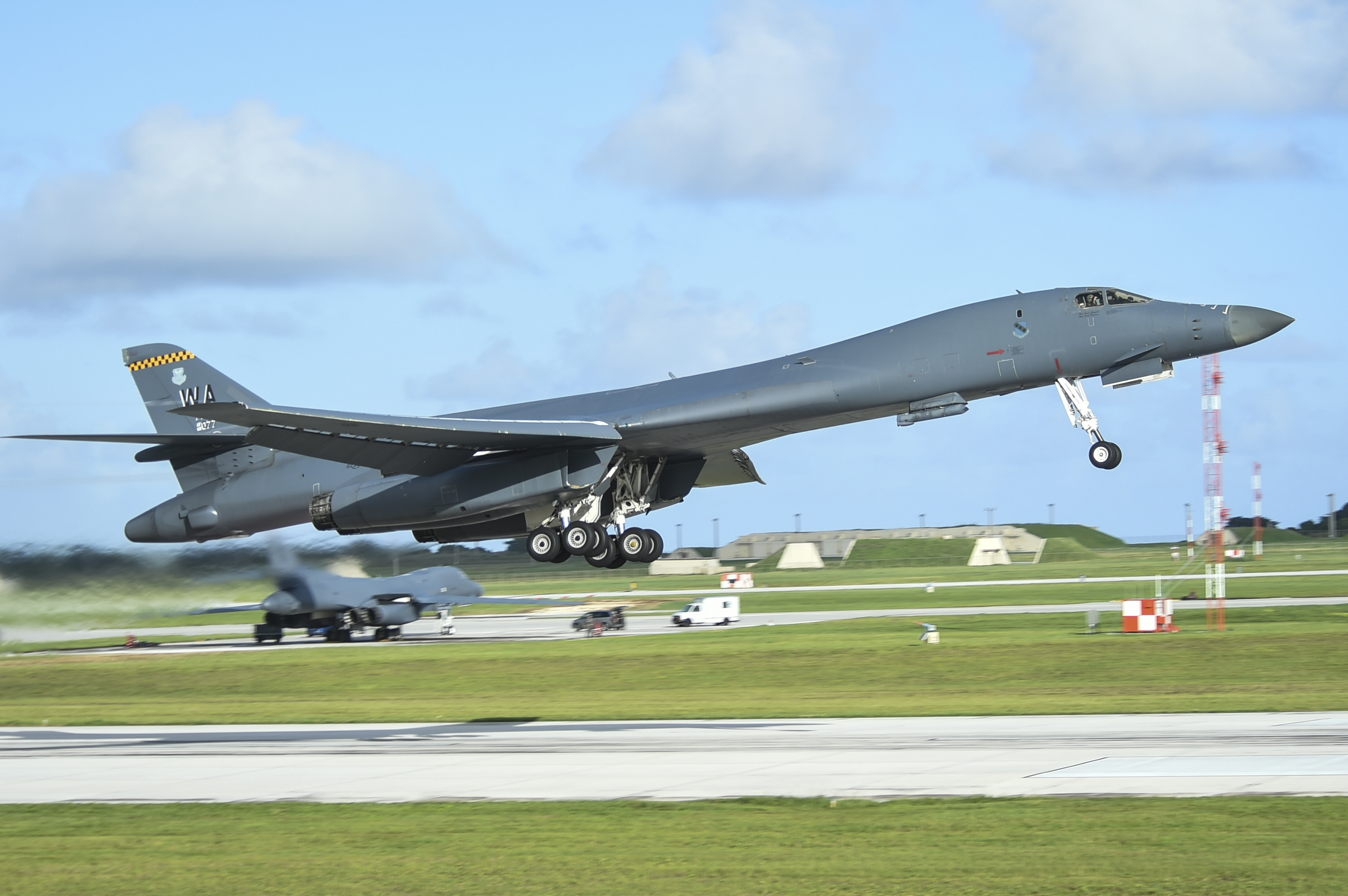 Rockwell B-1 Lancer, Indo-Pacific Joint Exercise, Yokota Air Base, 3200x2130 HD Desktop
