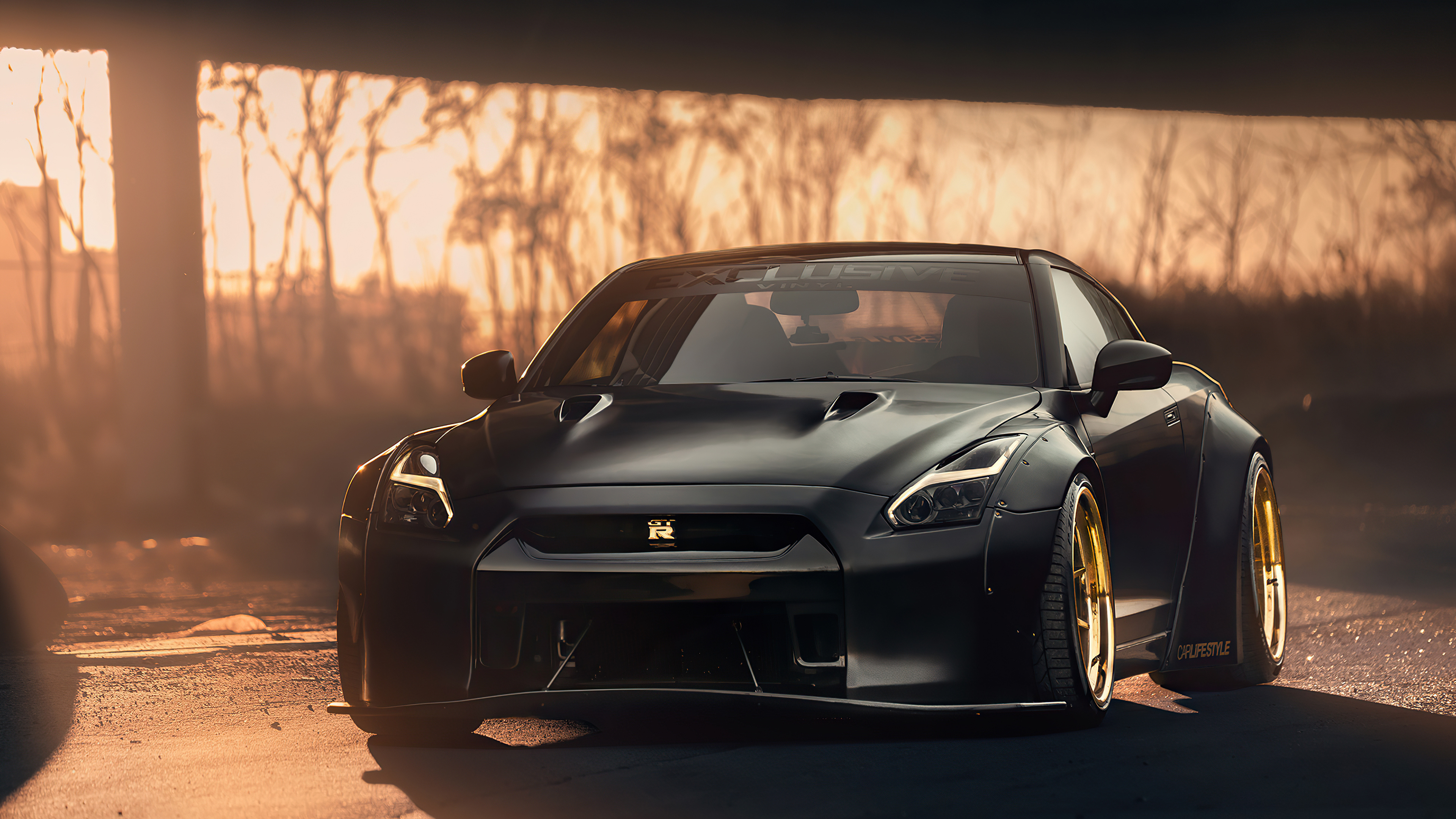 Nissan GT-R 35, Liberty Walk, HD wallpapers, Cars wallpapers, 3840x2160 4K Desktop