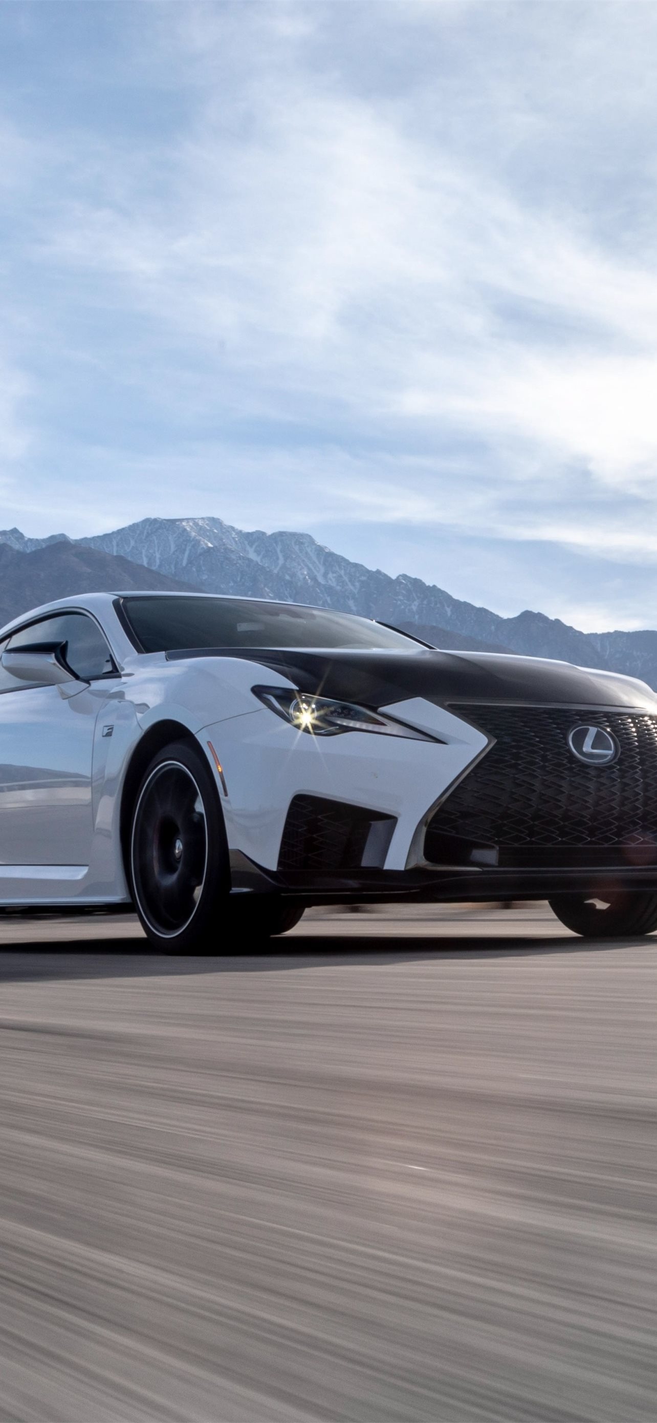 Lexus RC F iPhone wallpapers, Stylish luxury, RC F sport, Car pixel perfection, 1290x2780 HD Phone