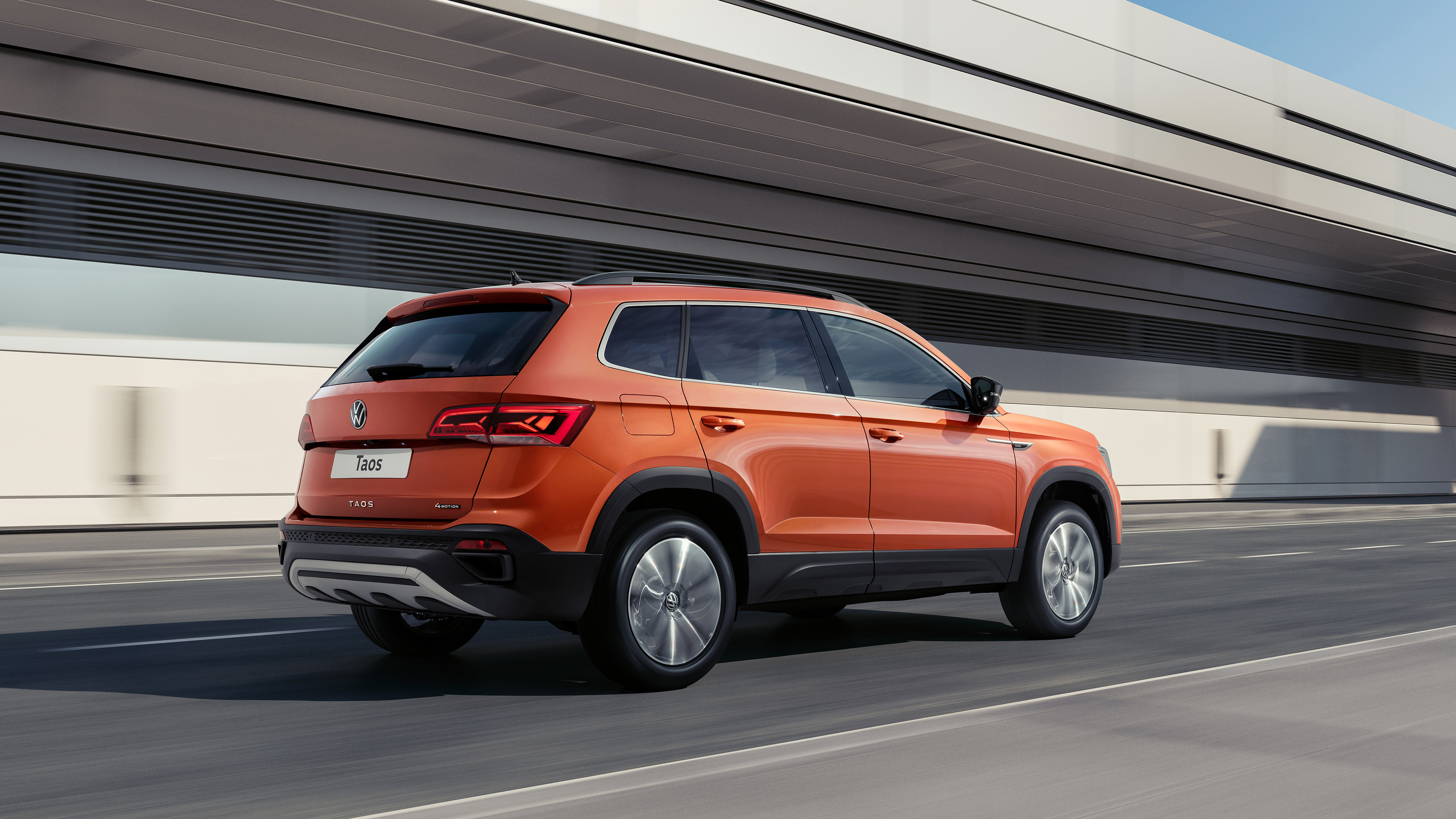 Volkswagen Taos, Versatile compact SUV, Modern design, Advanced safety features, 3840x2160 4K Desktop