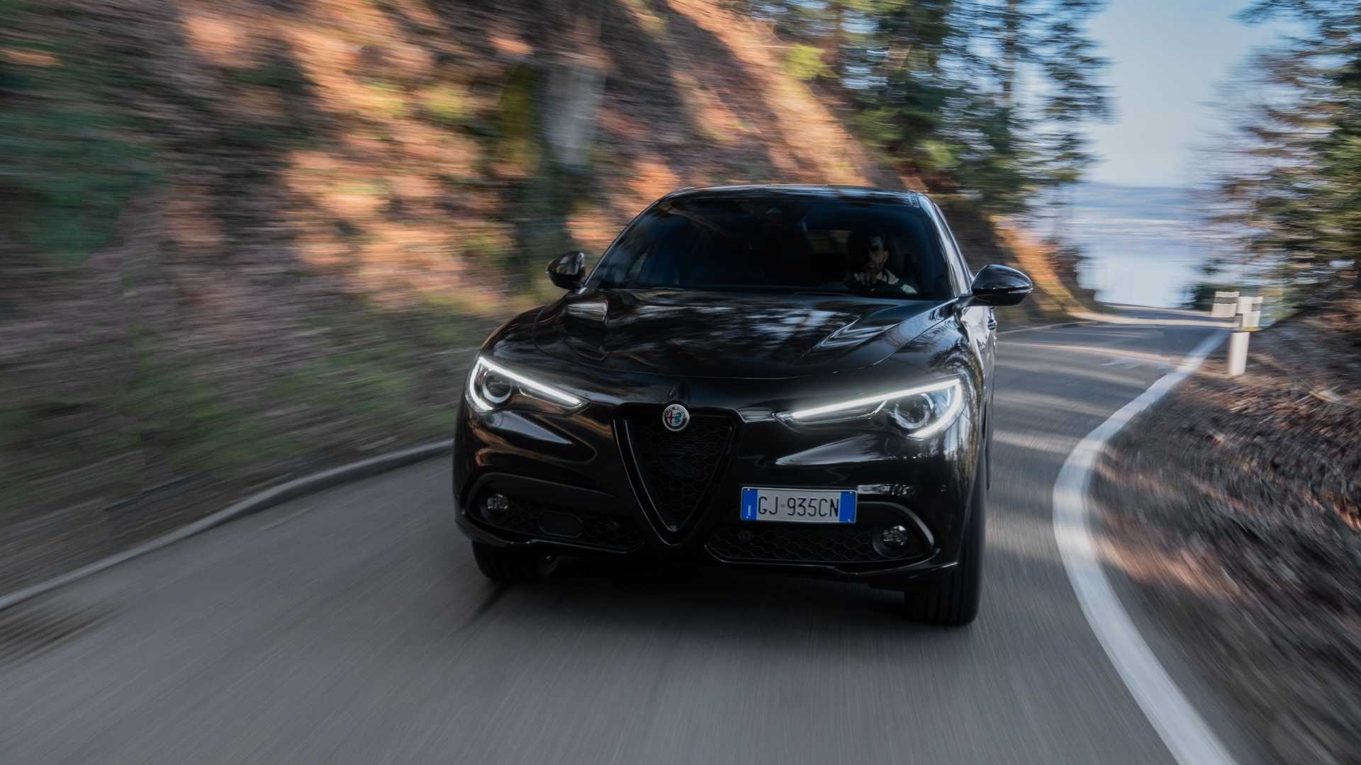 Alfa Romeo Stelvio, BMW competitor, Italian luxury SUV, Premium automotive design, 1920x1080 Full HD Desktop