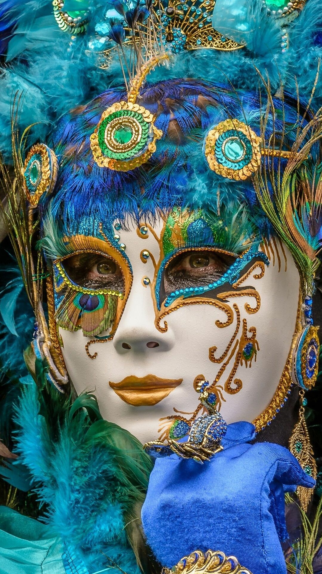 Carnival fun, Energetic crowd, Vibrant colors, iPhone backgrounds, 1080x1920 Full HD Phone