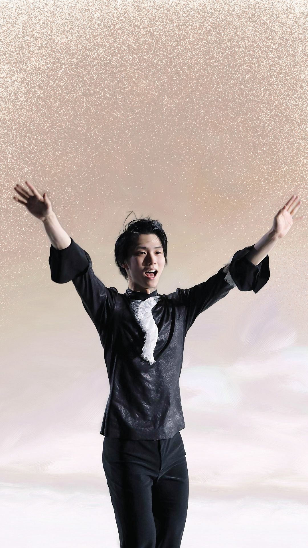 Yuzuru Hanyu, Eye-catching wallpapers, Figure skating poses, 1080x1920 Full HD Phone