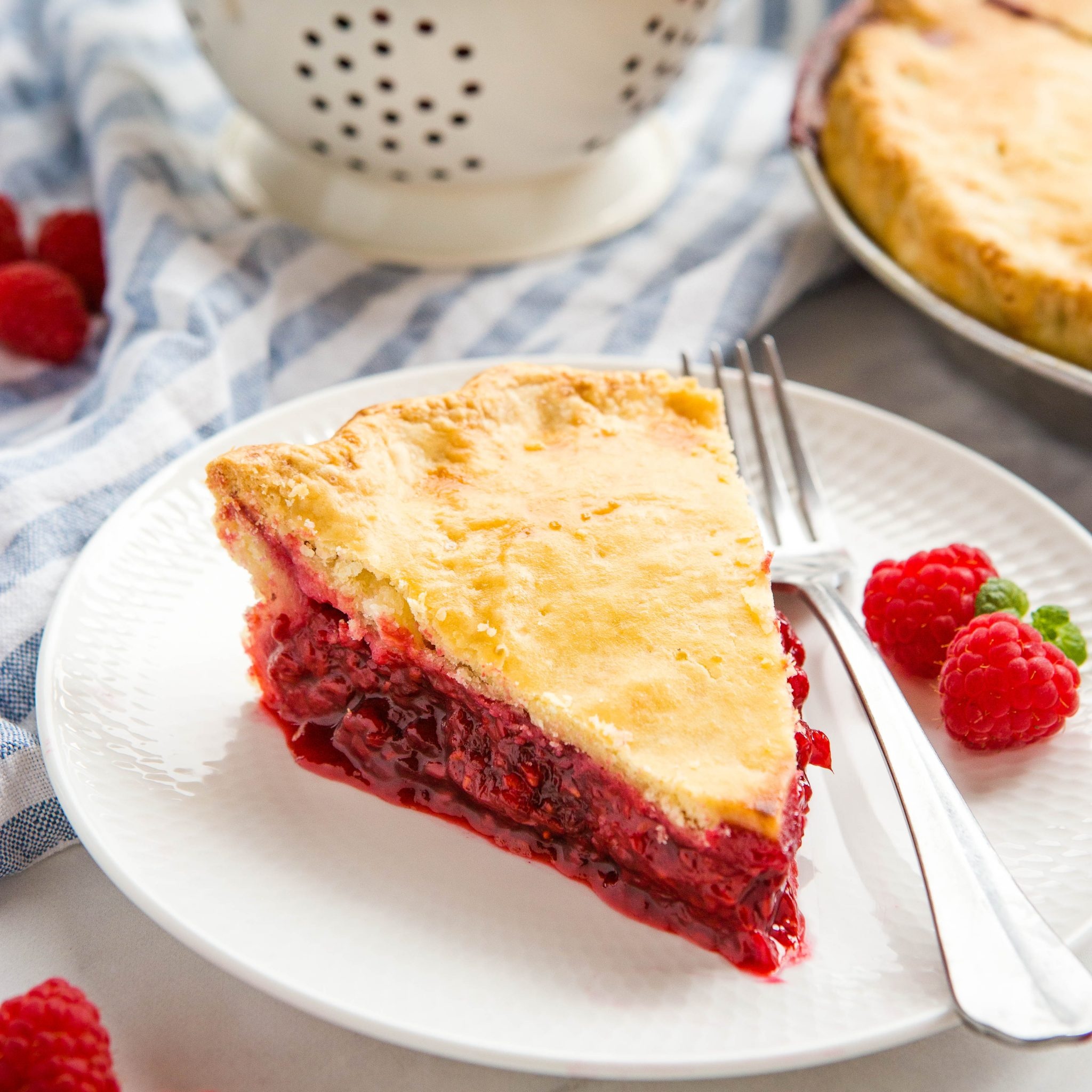 Classic raspberry pie, Family recipe, The Busy Baker's delight, Bursting with flavor, 2050x2050 HD Phone