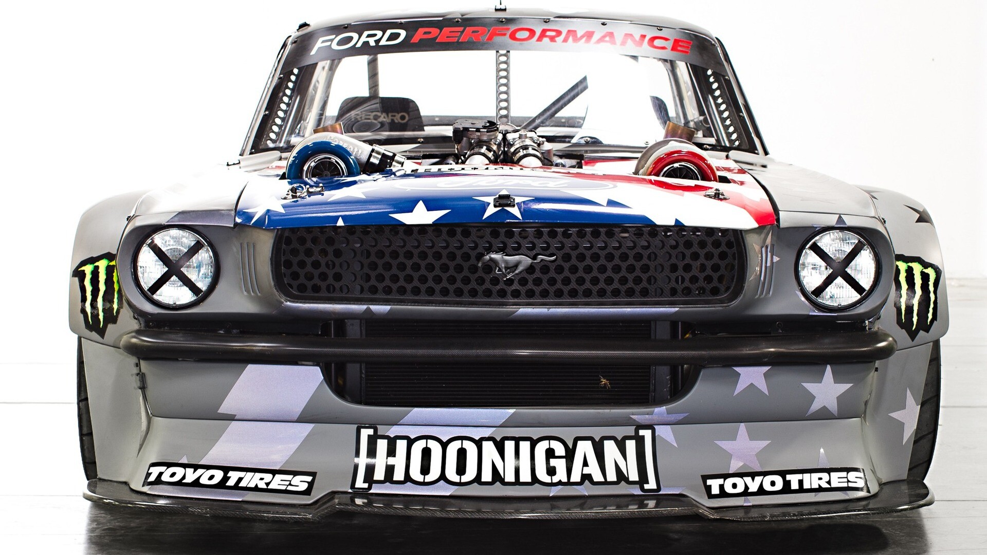 Block's power machine, RTR Mustang, High-performance, Automotive spectacle, 1920x1080 Full HD Desktop