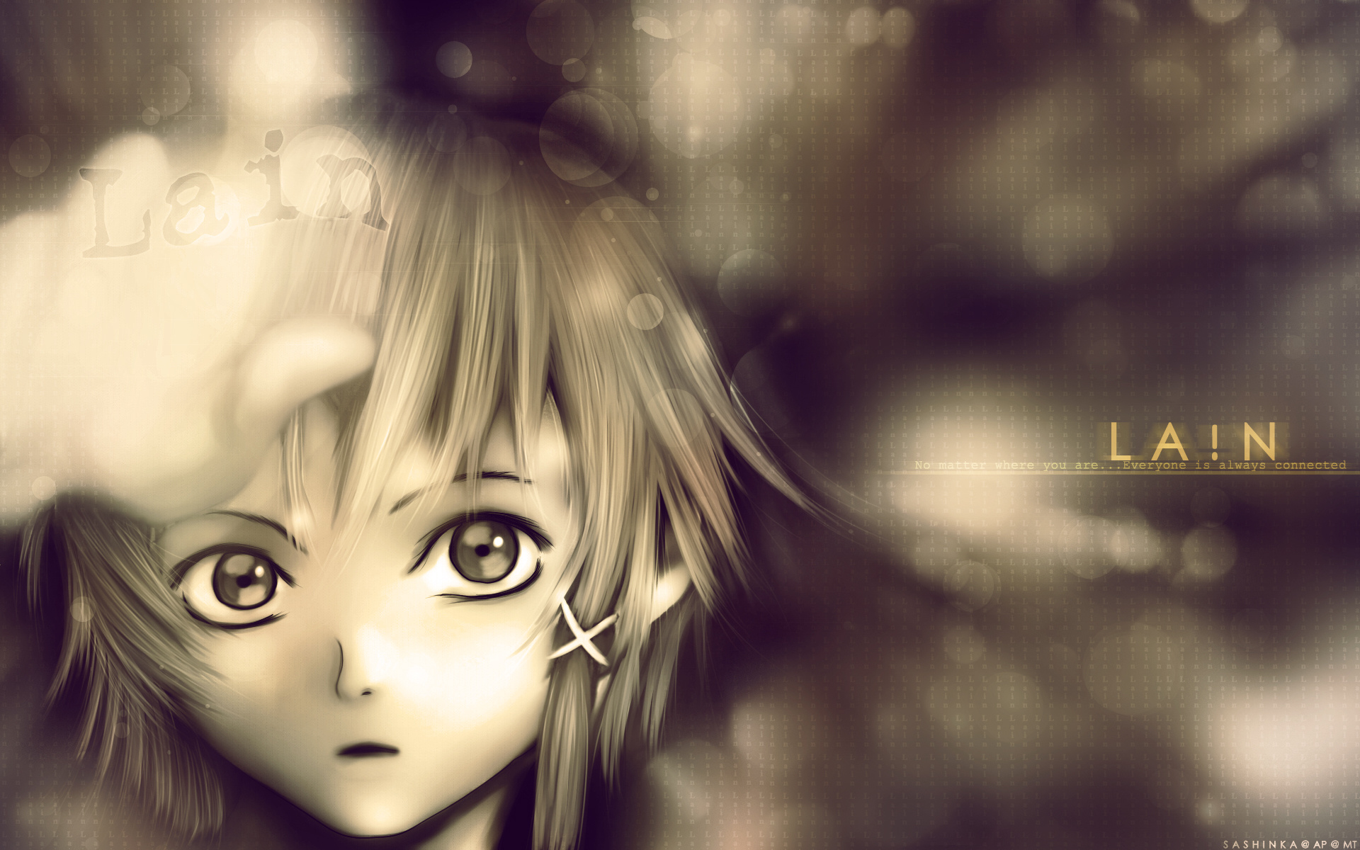 Serial Experiments Lain, Anime wallpapers, Symbolic representations, Psychological depth, 1920x1200 HD Desktop