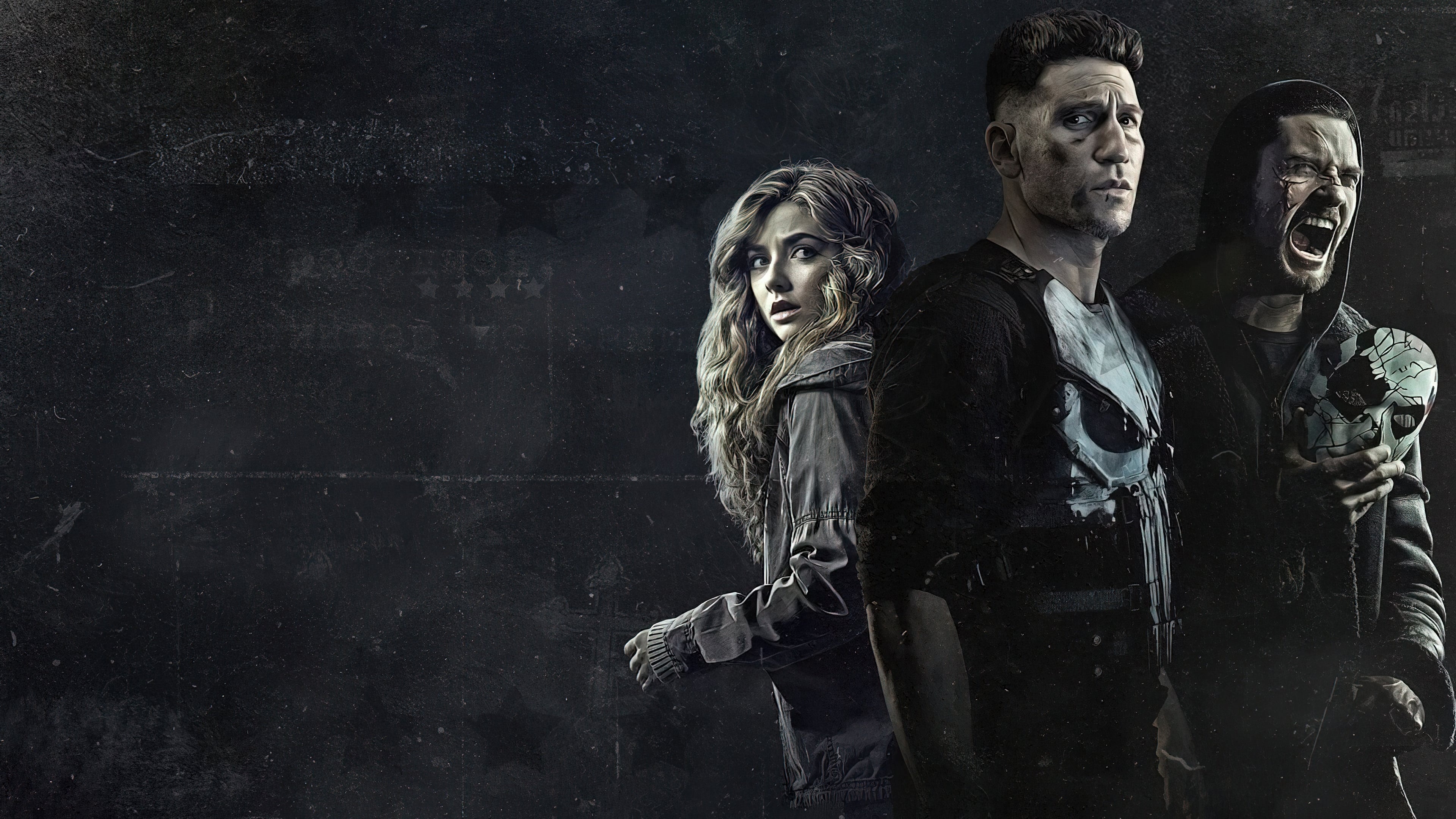 The Punisher, Marvel TV series, Action-packed, Intriguing storyline, 3840x2160 4K Desktop