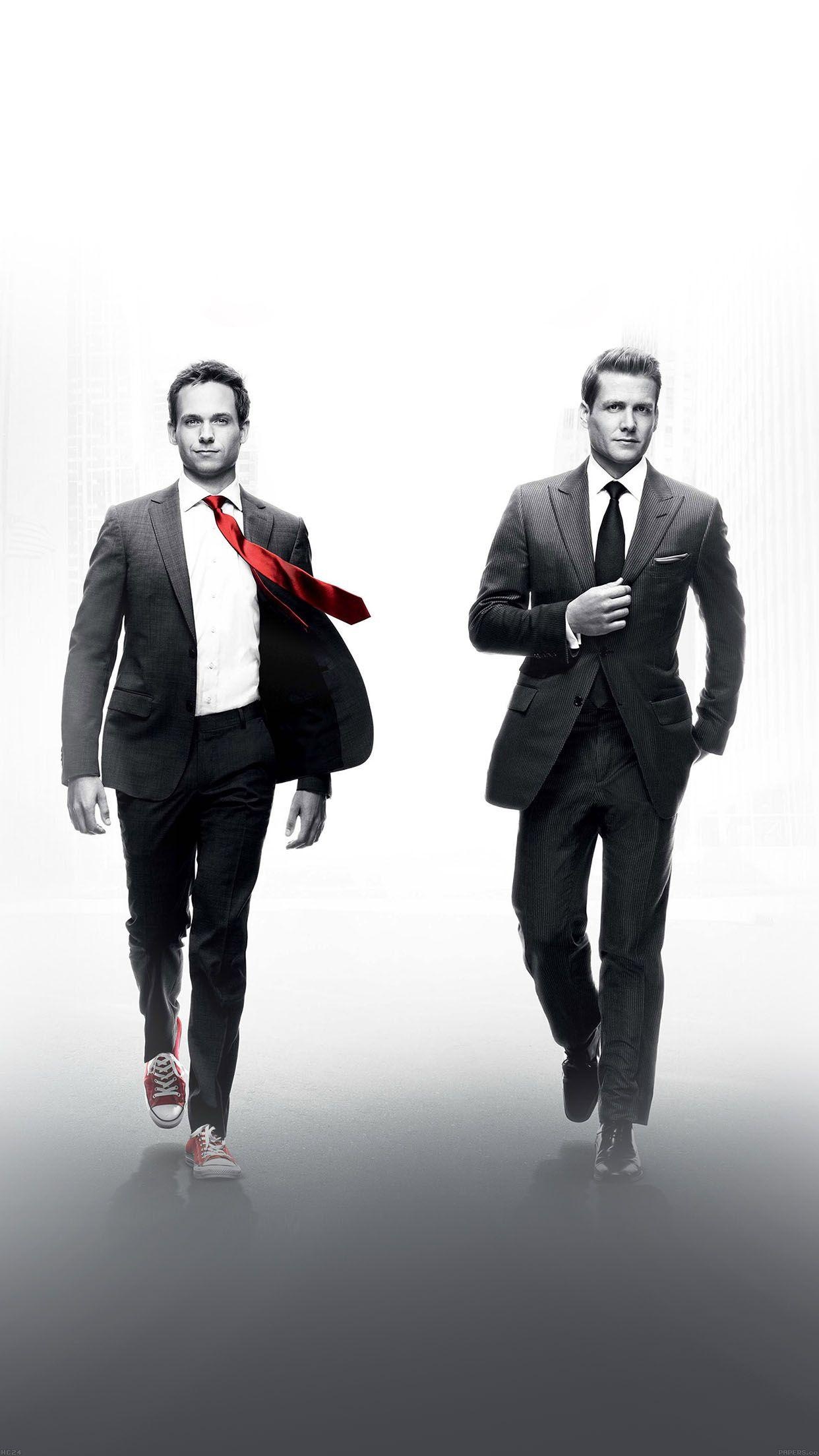 Harvey Specter, Mike Ross, red Converse sneakers, HD Phone wallpaper