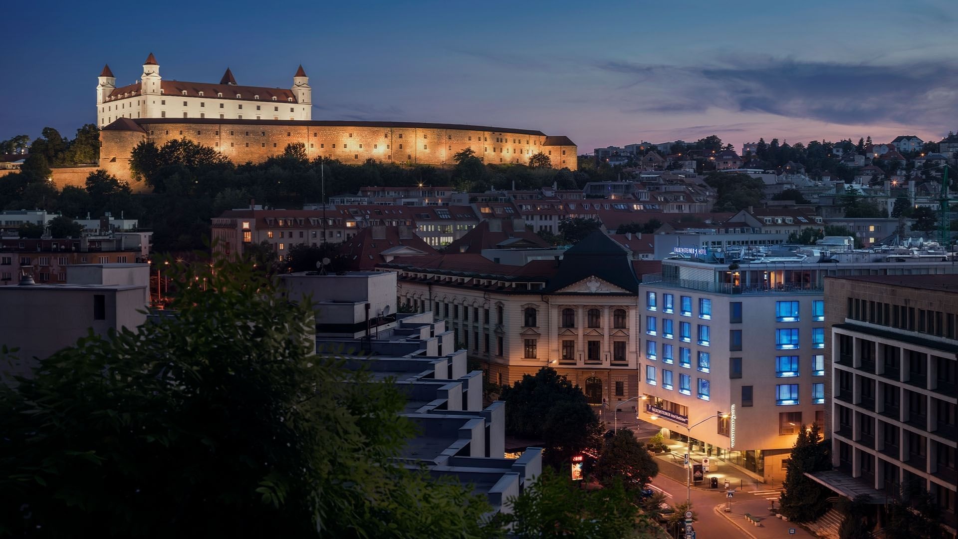 Bratislava, Falkensteiner Hotel, City center, Zentrum, 1920x1080 Full HD Desktop