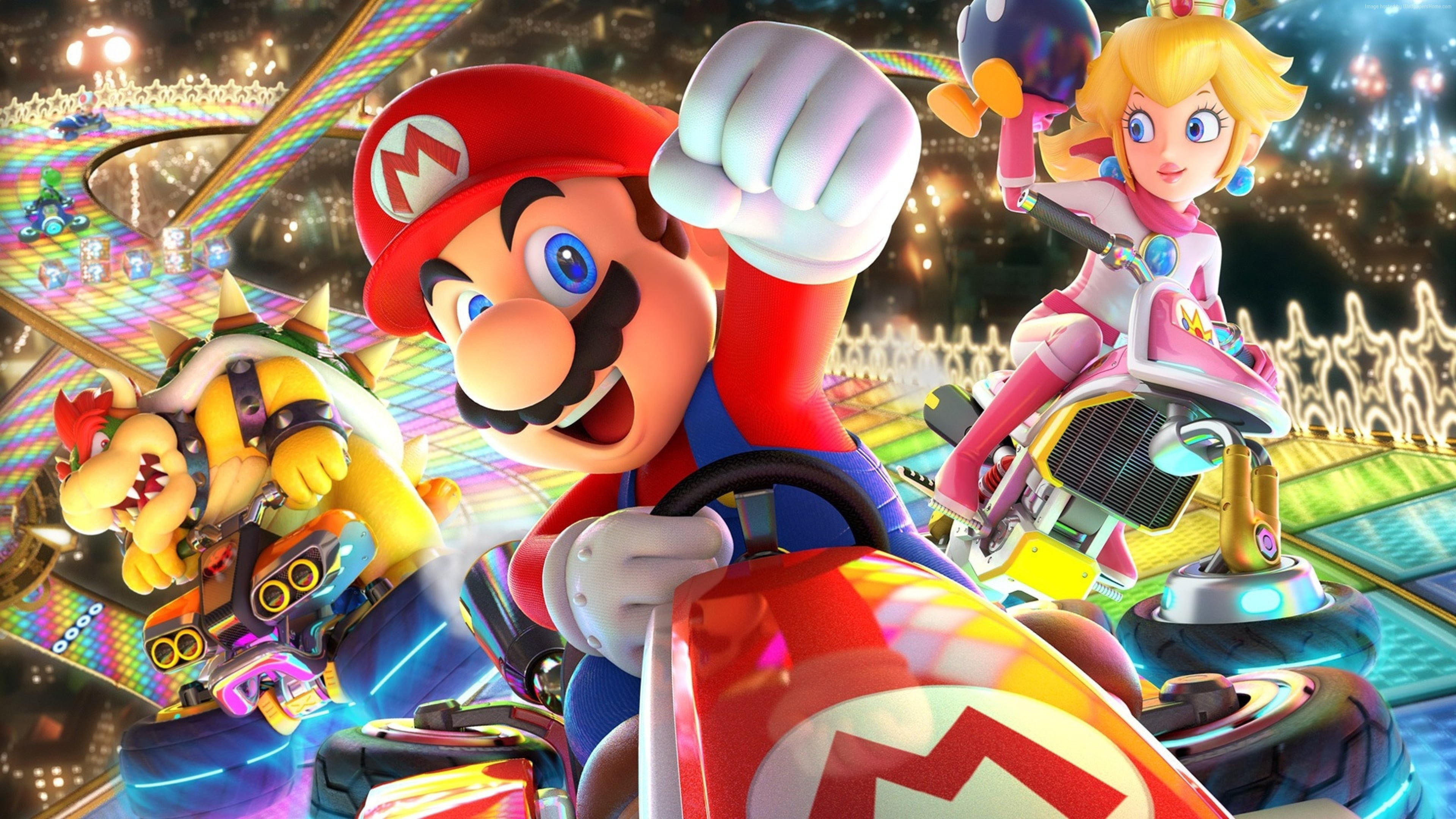 Mario Kart 8, Mario Wallpaper, 3840x2160 4K Desktop