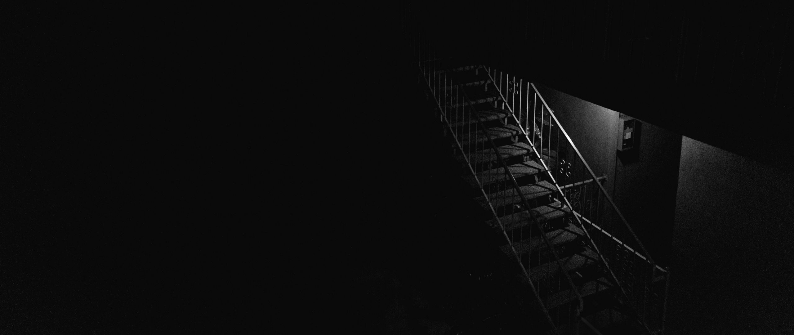 Dark staircase, Wallpapers, John Mercado, 2560x1080 Dual Screen Desktop