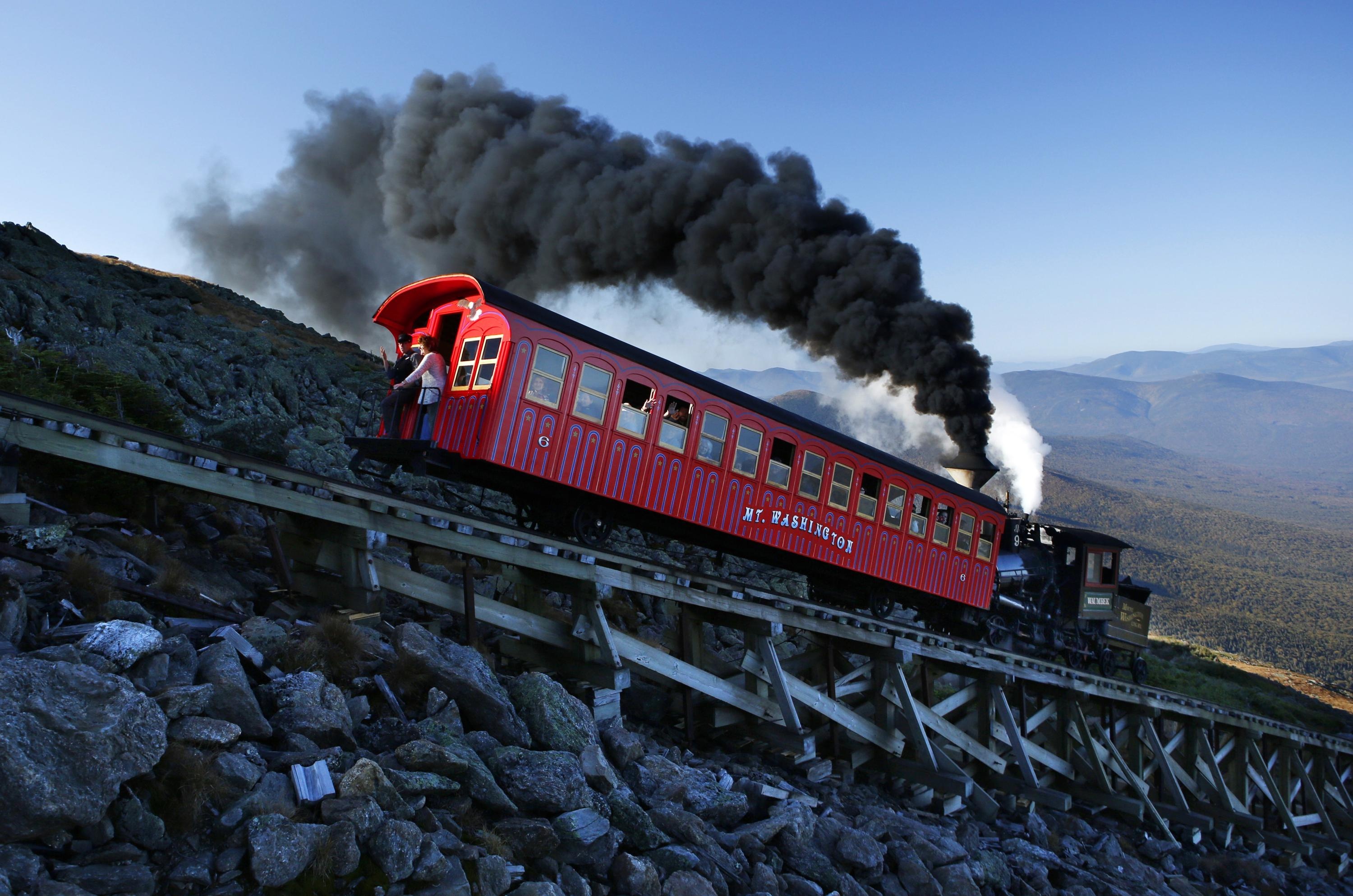 Mount Washington, Cog railway lodging, New Hampshire, Proposal, 3000x1990 HD Desktop