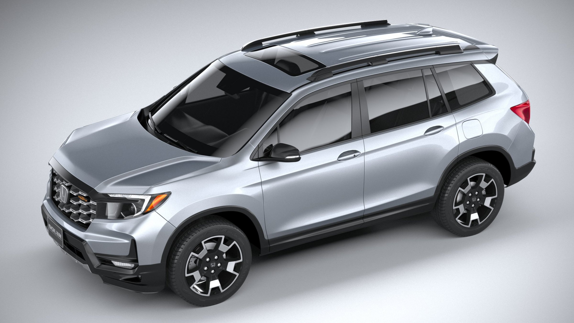 Honda Passport, 3D model, Squir, Modern SUV design, 2400x1350 HD Desktop