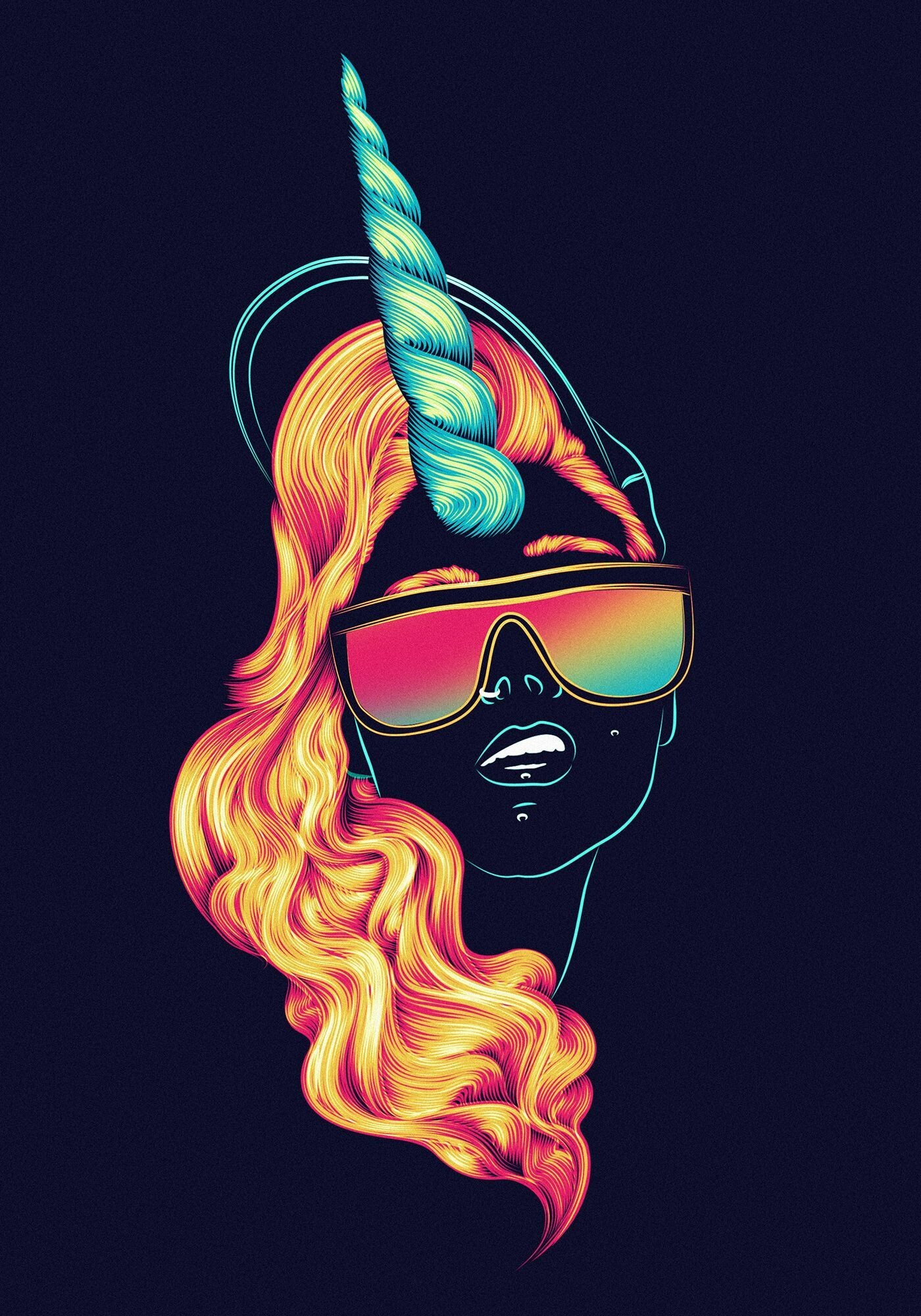 Pop Art, Neon colors, Vibrant artworks, Eye-catching, 1400x2000 HD Phone