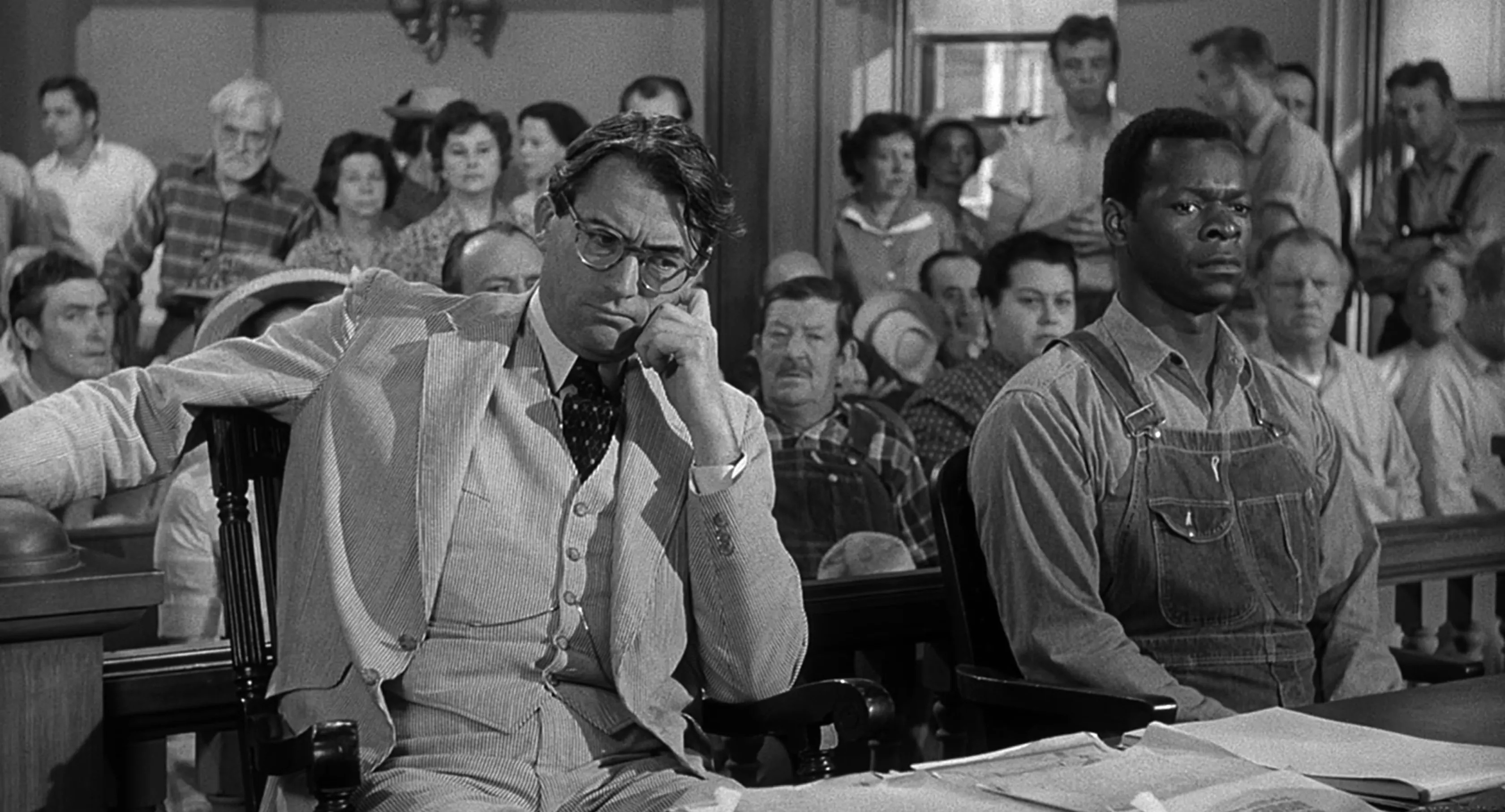 Tom and Atticus, To Kill a Mockingbird (1962) Wallpaper, 3360x1820 HD Desktop