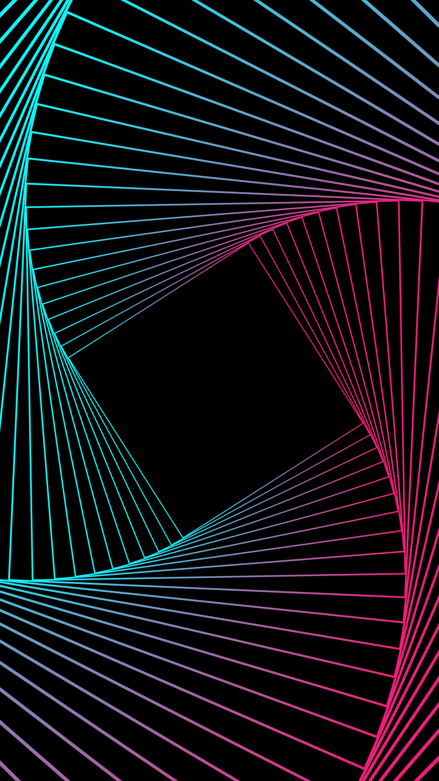 Geometric pattern wallpaper, Neon spiral gradient, 1440x2560 HD Phone