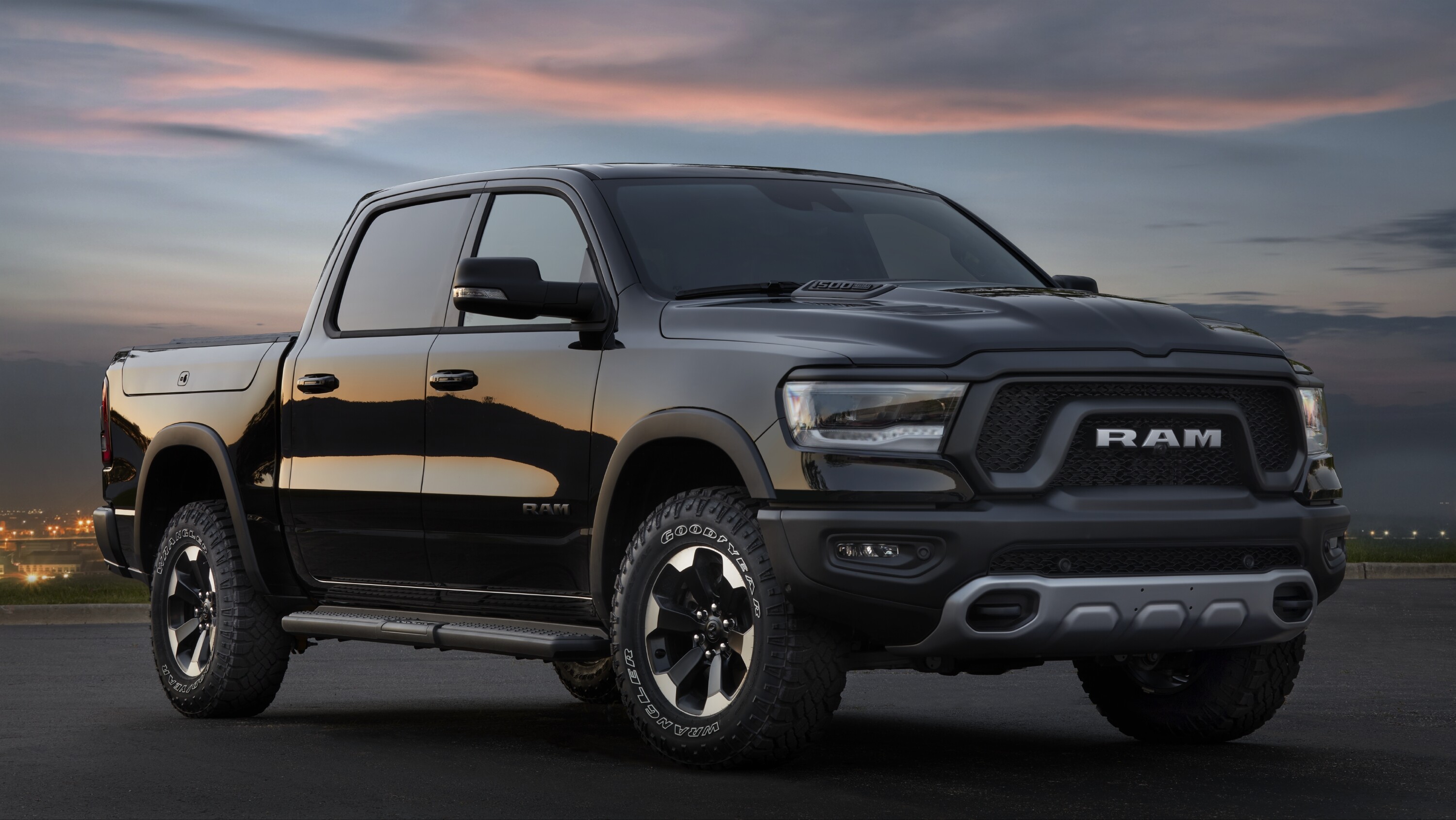 Black 2022 Ram 1500 Rebel, GT DT, Pickup, 3000x1690 HD Desktop