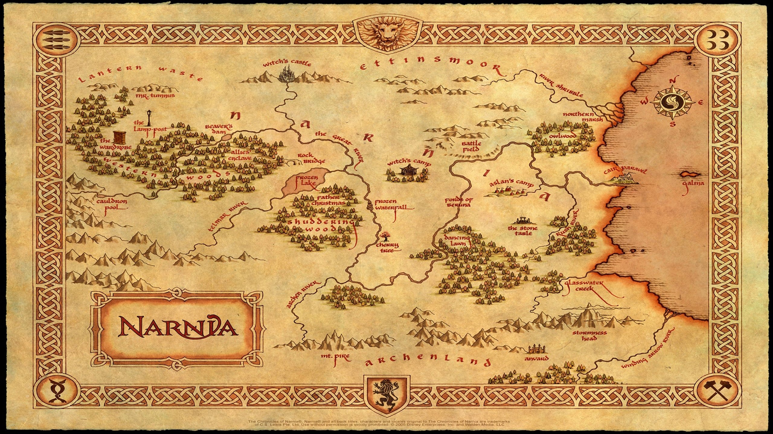Chronicles of Narnia quotes, Wallpaper, 2560x1440 HD Desktop