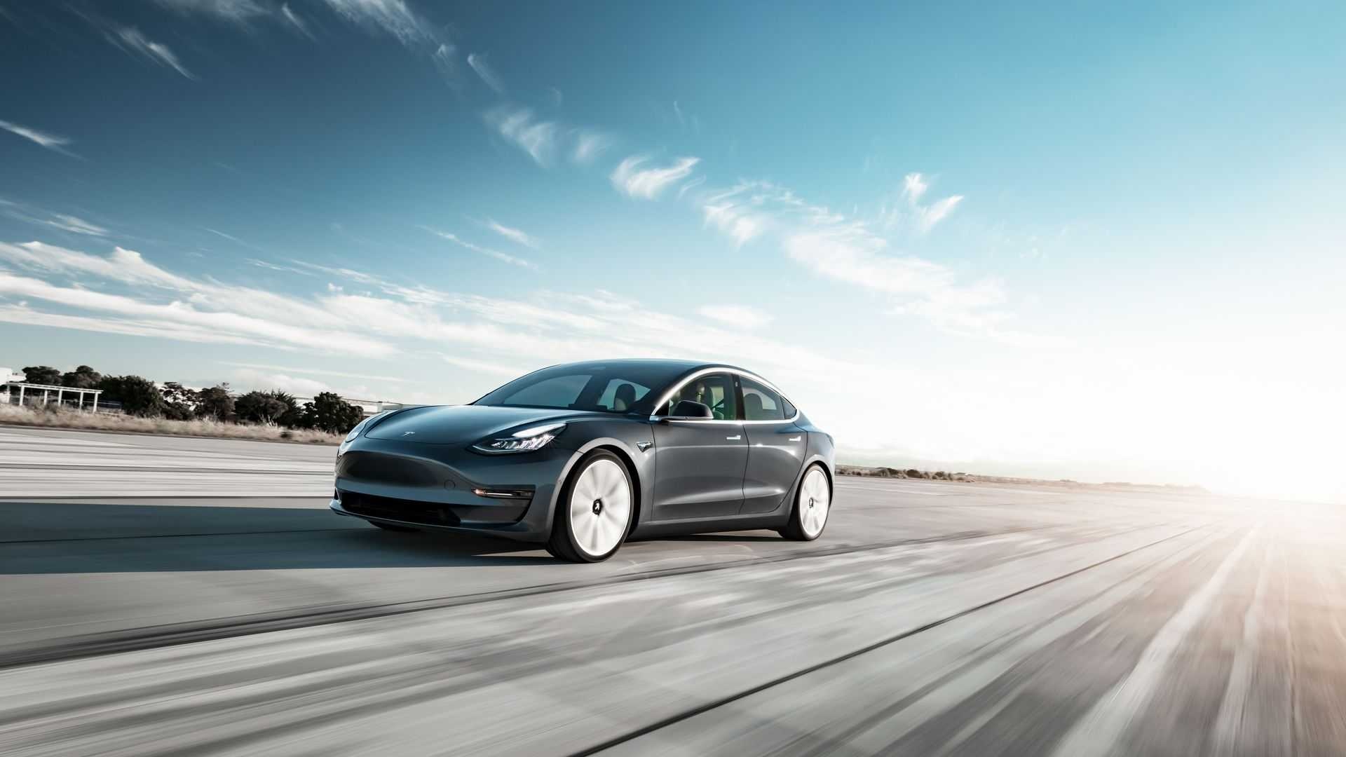 Tesla Model 3, Polestar 2, TeslA Model 3, Elektroauto, 1920x1080 Full HD Desktop