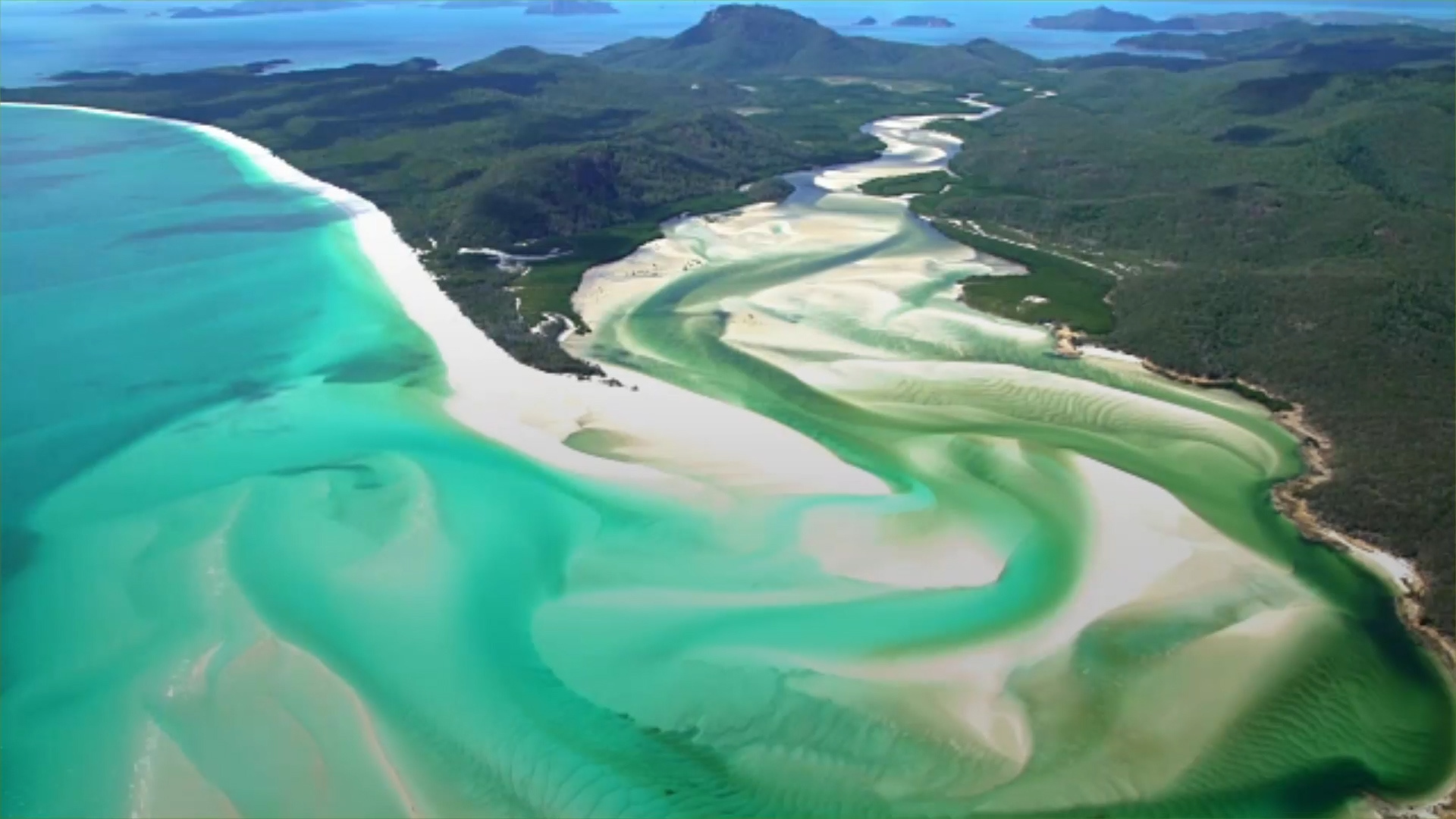 Untouched Whitehaven Beach, Australia, 1920x1080 Full HD Desktop