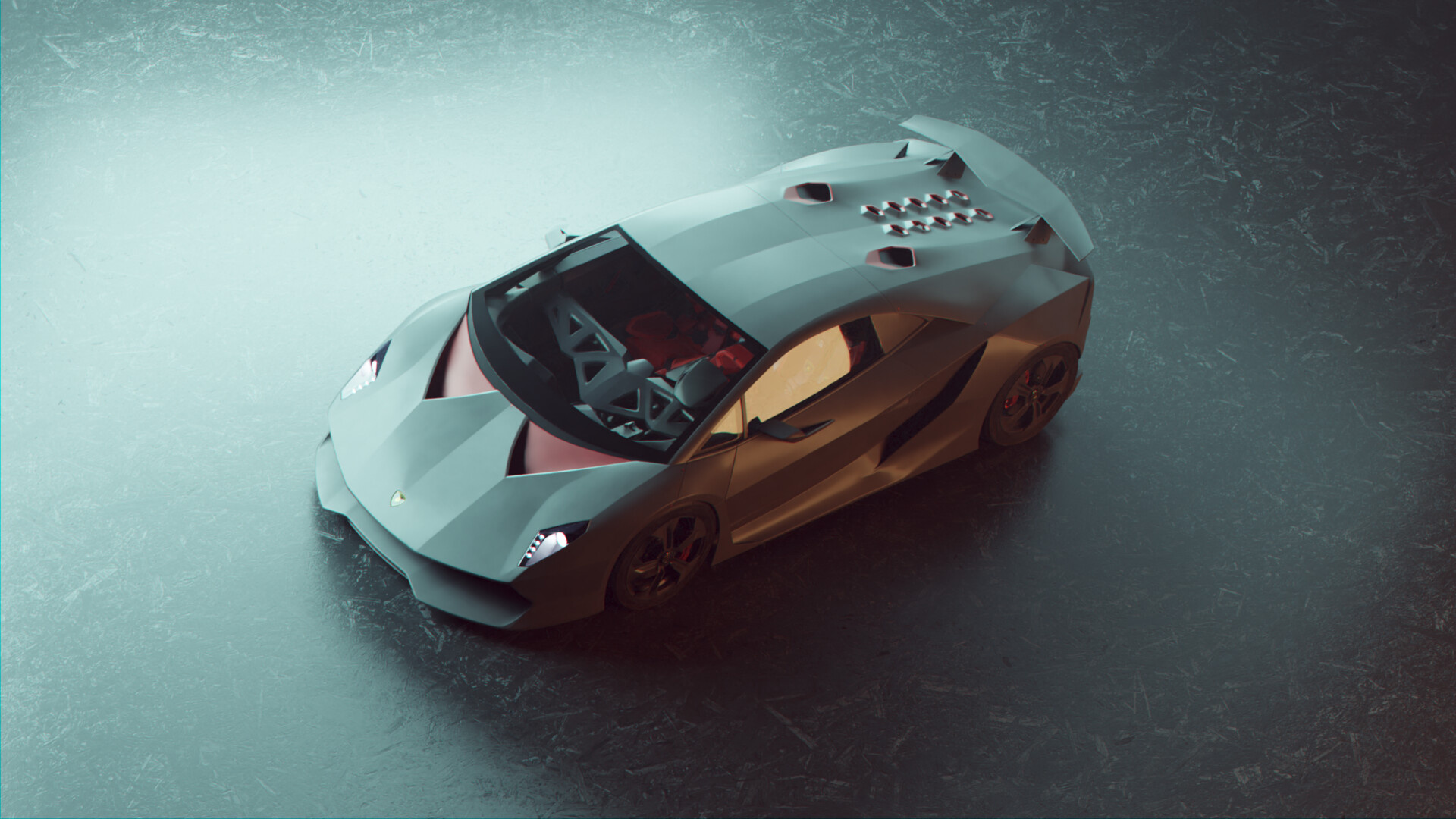 Top View, Lamborghini Sesto Elemento Wallpaper, 1920x1080 Full HD Desktop