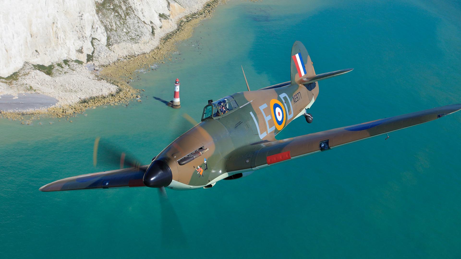 Hawker Hurricane, Fighter aircraft, Aviation wallpapers, World War II, 1920x1080 Full HD Desktop