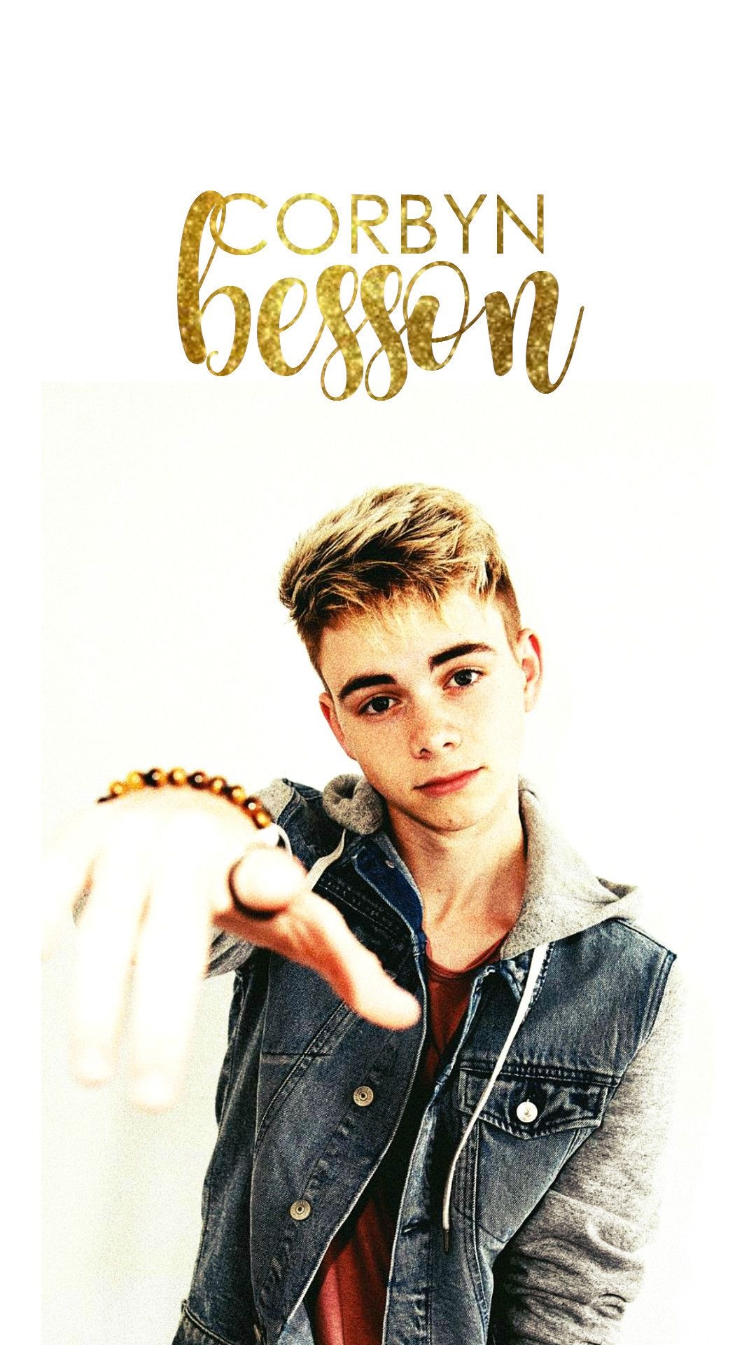 Corbyn Besson's allure, Mesmerizing wallpapers, Energetic backgrounds, Fan fascination, 1080x1920 Full HD Phone