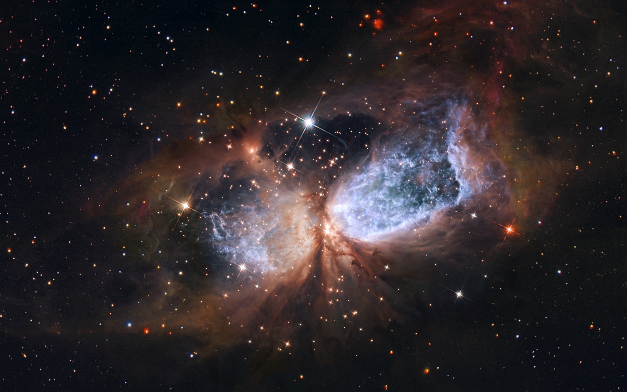 Sh2-106, Hubble Wallpaper, 2560x1600 HD Desktop