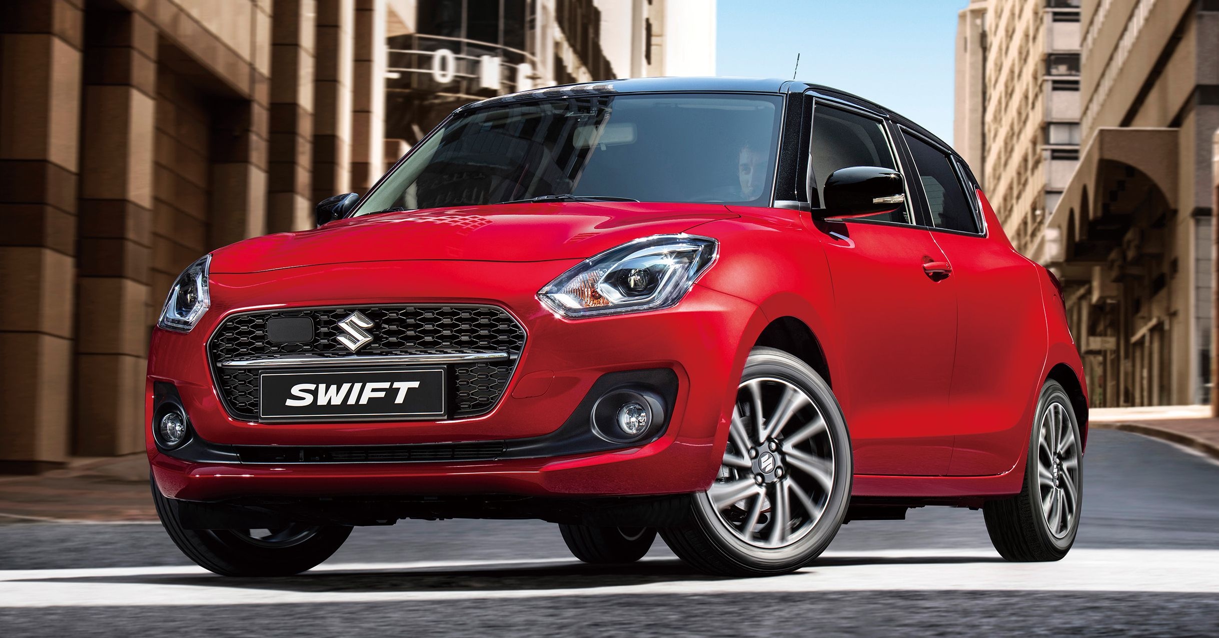 Suzuki Swift, 2021 facelift, Dualjet hybrid, 2440x1280 HD Desktop