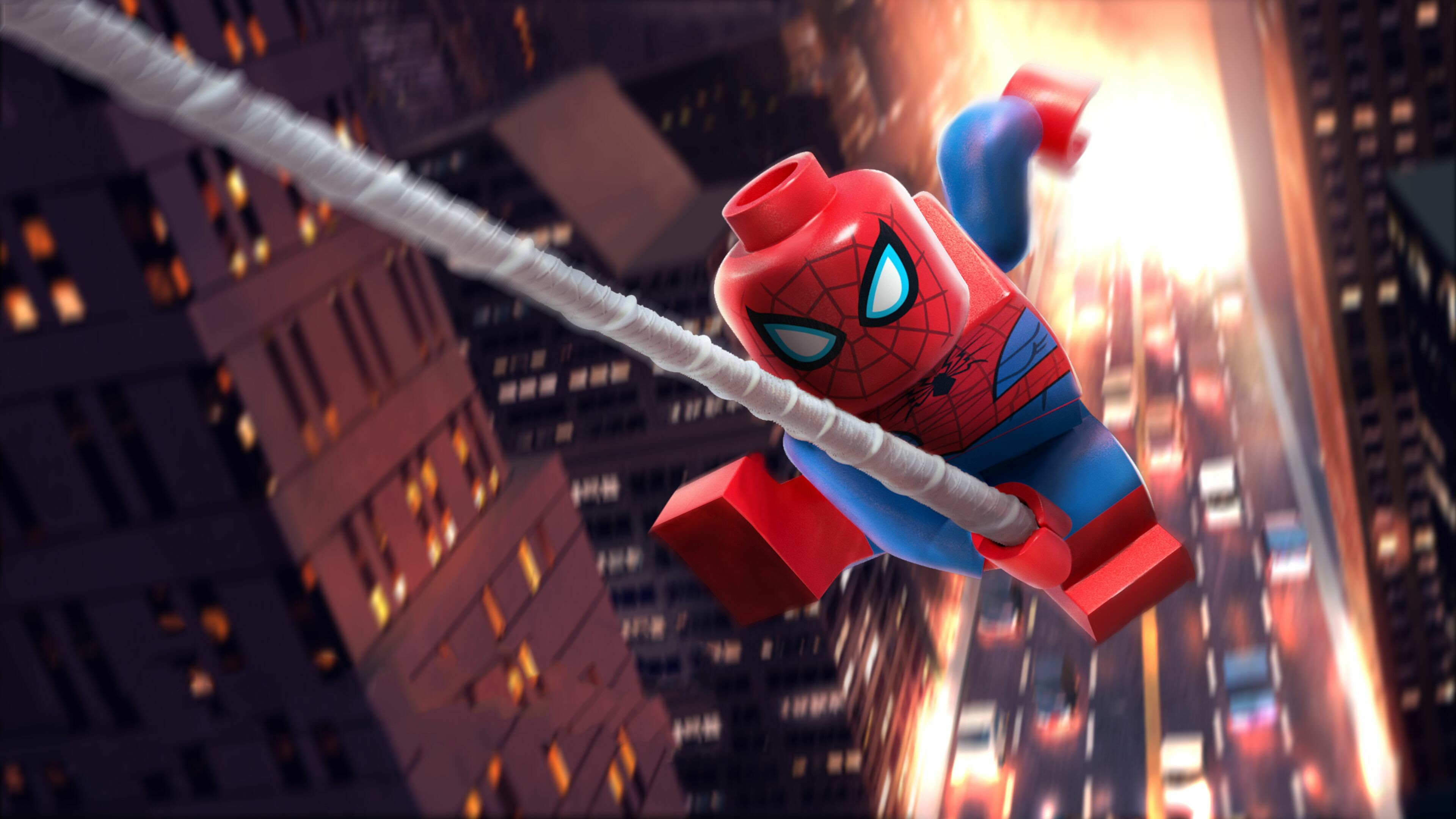 Spider-Man, Lego Wallpaper, 3840x2160 4K Desktop