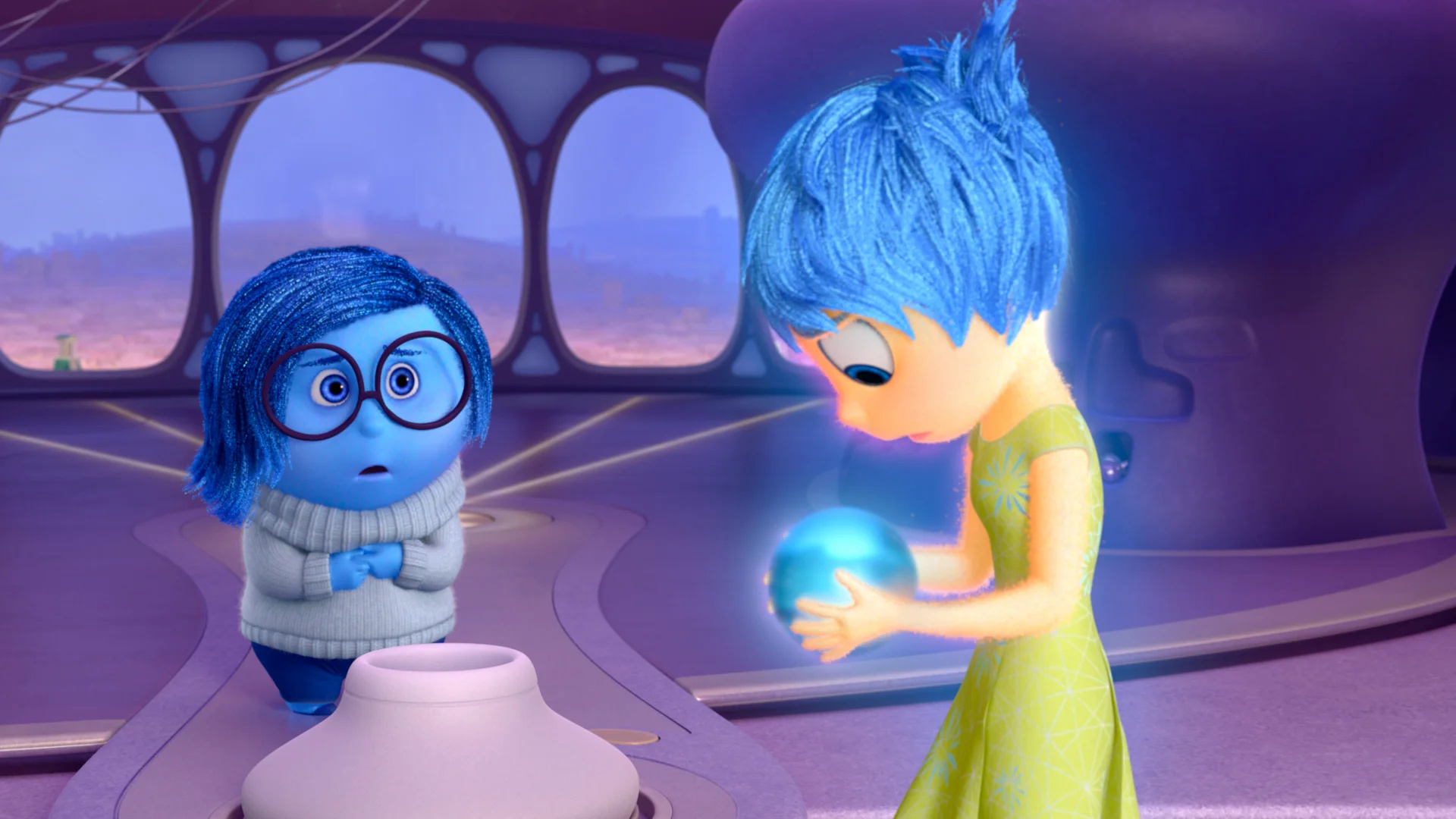 Empathy, Star of Inside Out, Pixar movie, Emotions, 1920x1080 Full HD Desktop