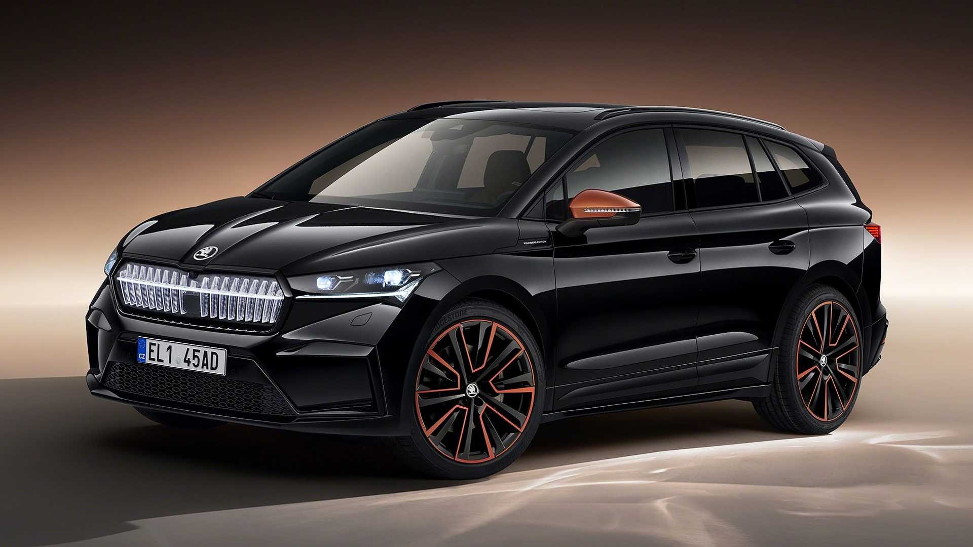 Skoda Enyaq, Electrifying SUV, Futuristic design, Cutting-edge technology, 1920x1080 Full HD Desktop