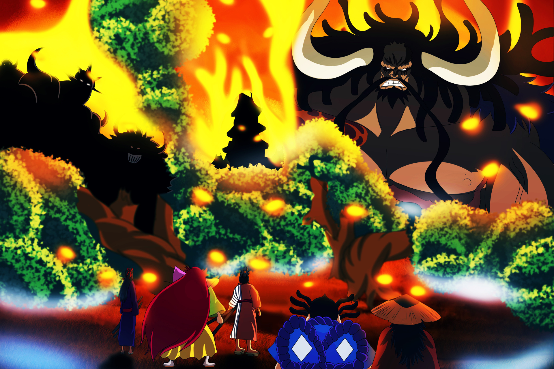 Kaido arc, Ultra HD wallpaper, Breathtaking artwork, Anime masterpiece, 1920x1280 HD Desktop