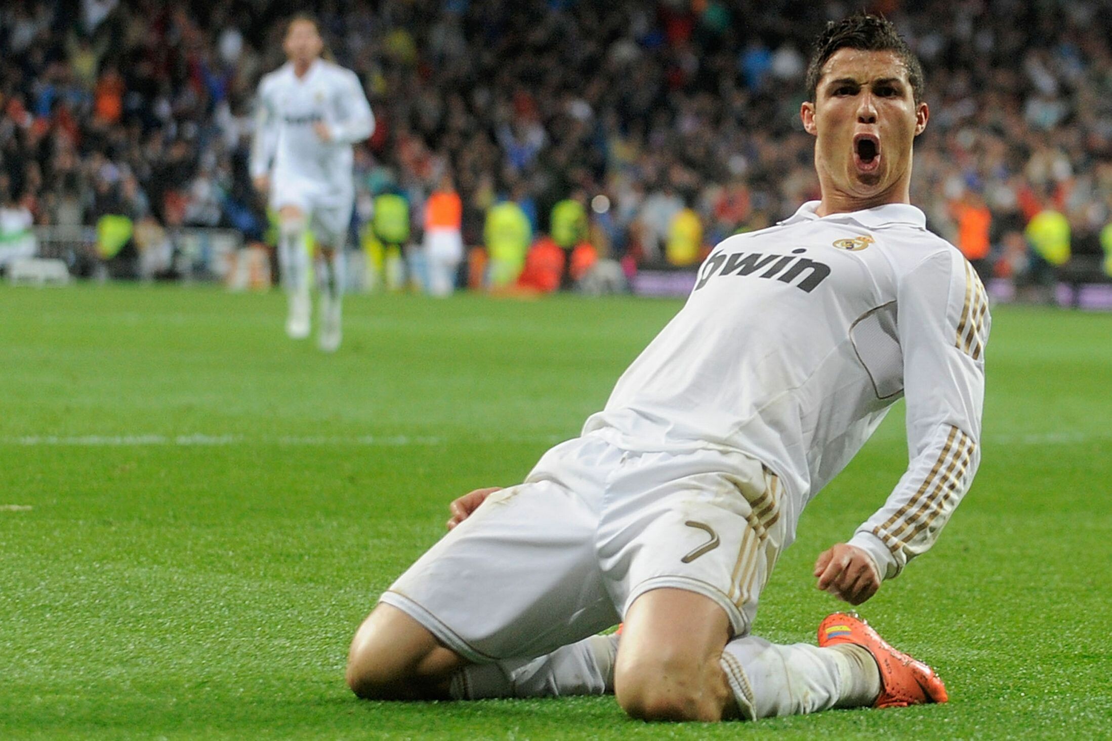 Cristiano Ronaldo, Computer wallpaper, Football superstar, Athlete, 2200x1470 HD Desktop