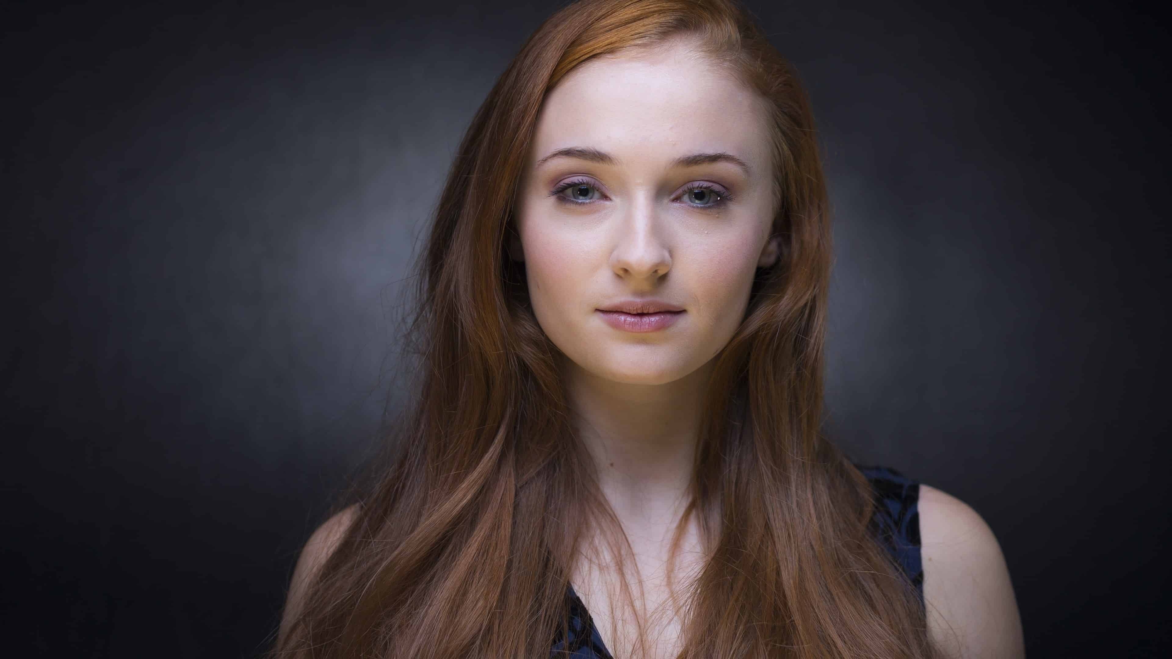 Sophie Turner, Portrait, UHD Wallpaper, 3840x2160 4K Desktop