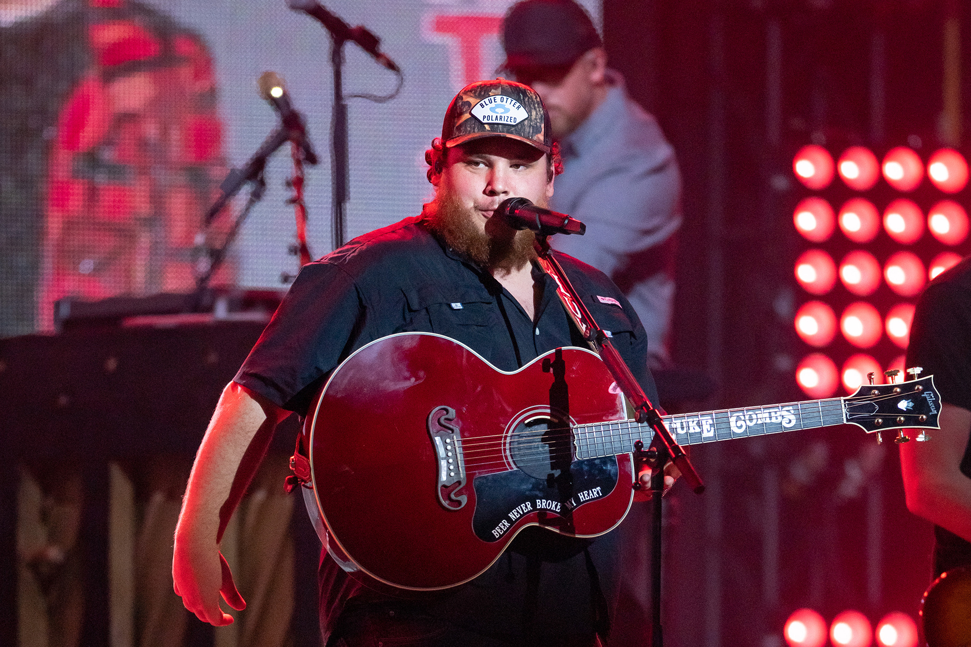 Luke Combs, Live performance, Late-night talk show, Jimmy Kimmel, 2000x1340 HD Desktop