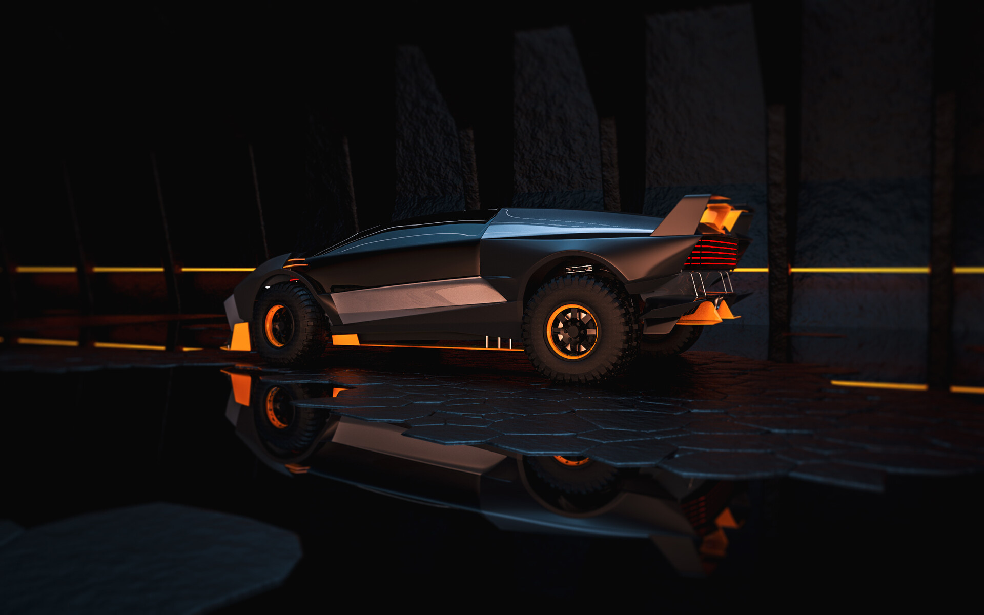 Cyberpunk Edition, Lancia Stratos Wallpaper, 1920x1200 HD Desktop