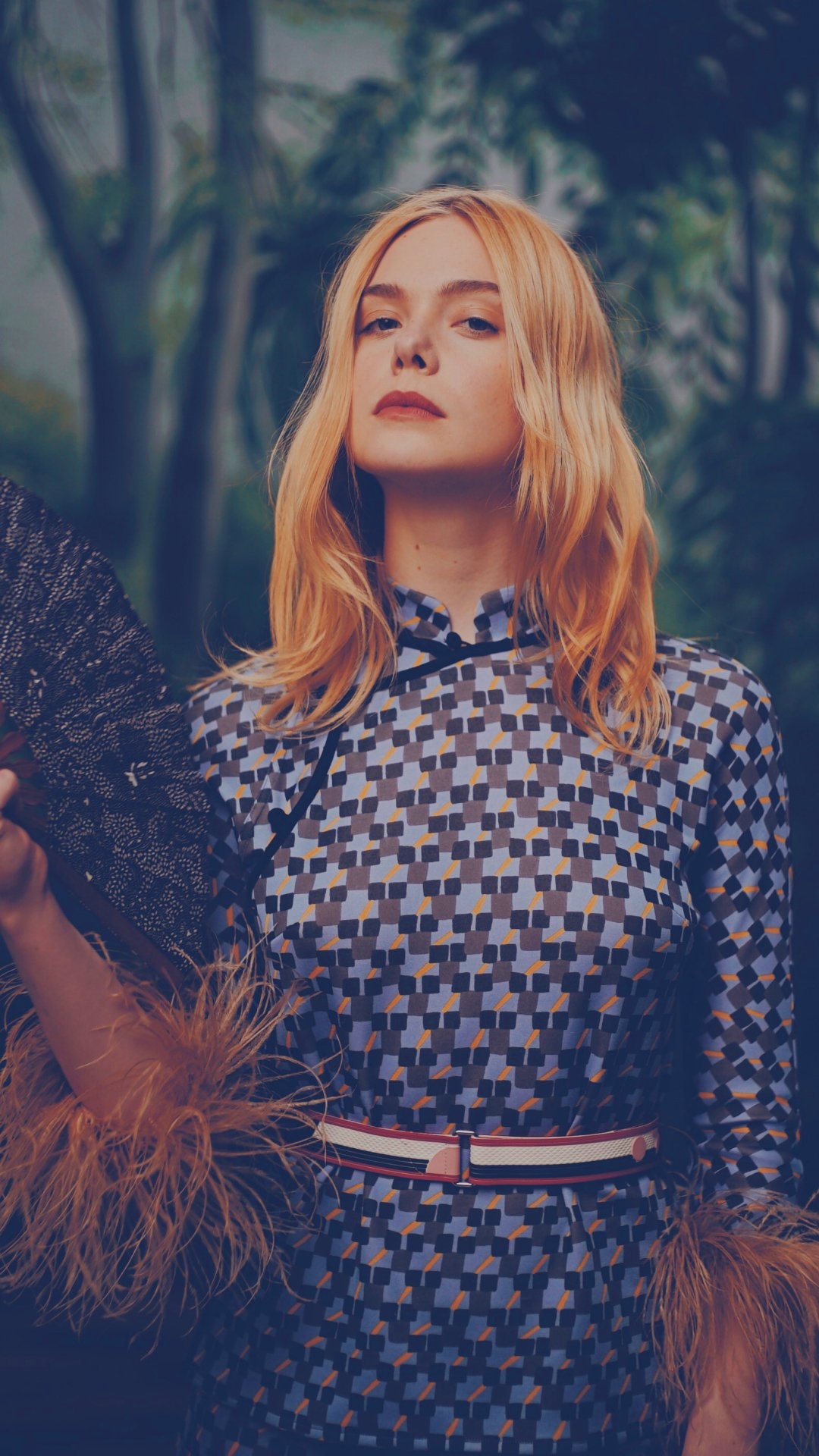 Elle Fanning, Talented celebrity, Rising star, Impressive filmography, 1080x1920 Full HD Phone