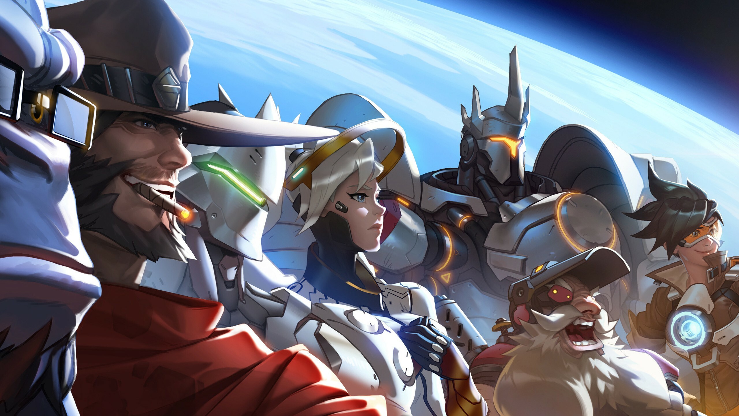 Overwatch wallpaper background, High-resolution, 2560x1440 HD Desktop