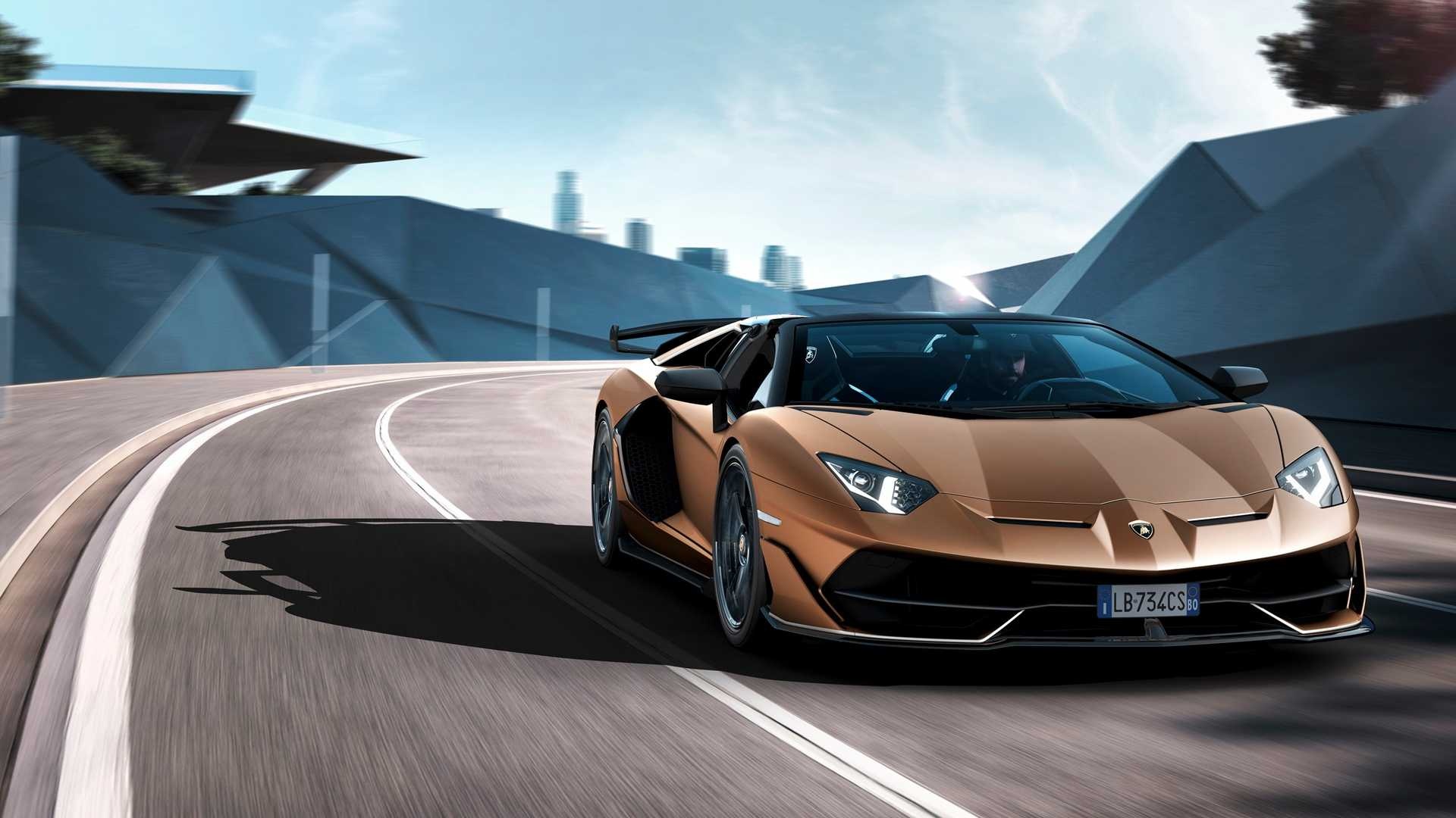 2020 Lamborghini Aventador, SVJ Roadster, 1920x1080 Full HD Desktop