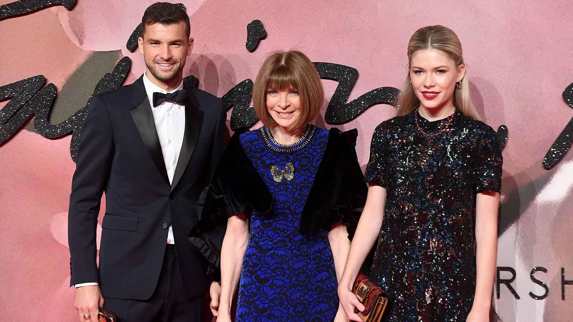 Grigor Dimitrov, Fashion Awards attendance, Anna Wintour's guest, ATP Tour tennis player, 1920x1080 Full HD Desktop