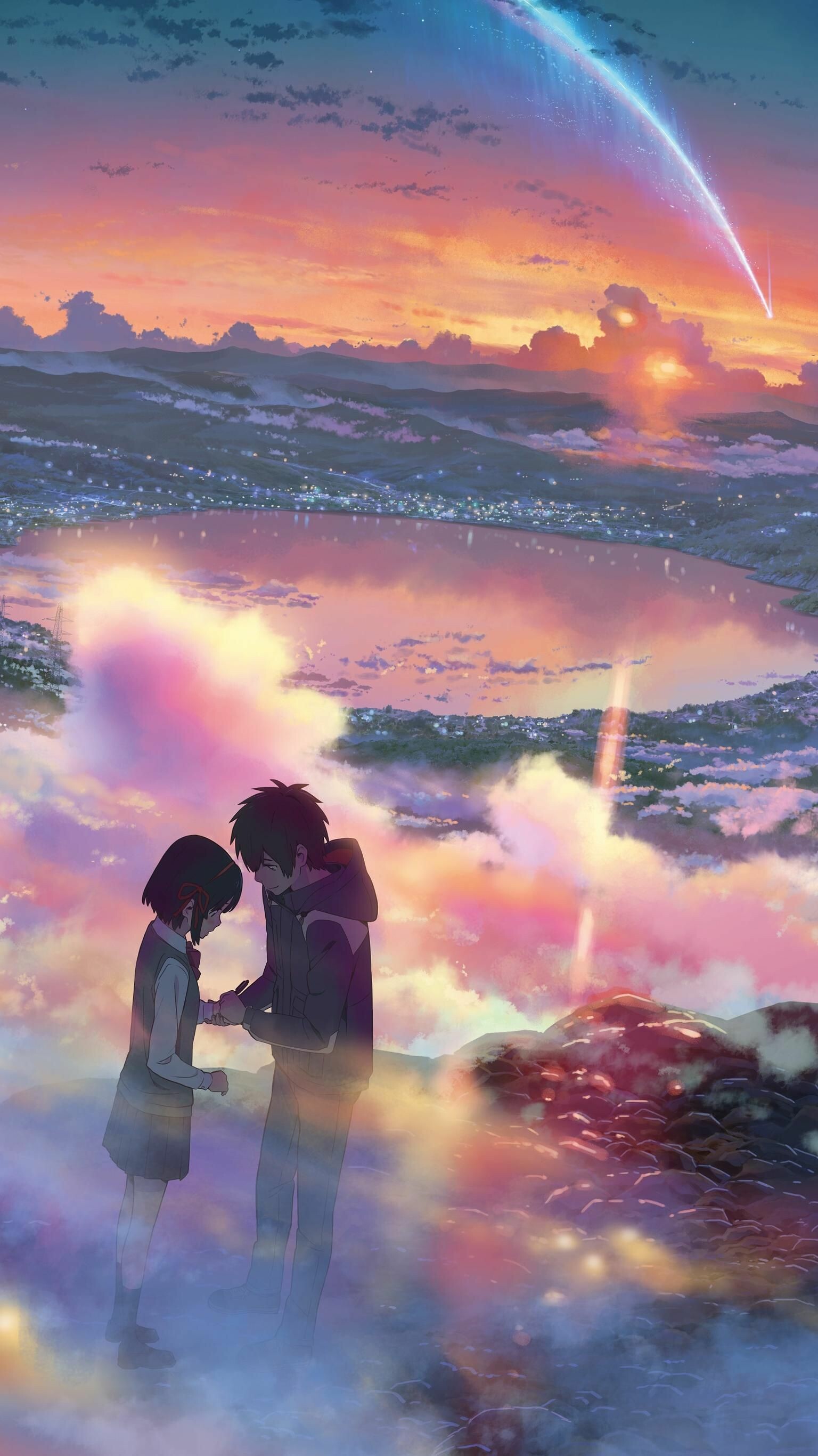 Your Name, Anime romance, Beautiful wallpaper, Heartwarming story, 1540x2740 HD Phone