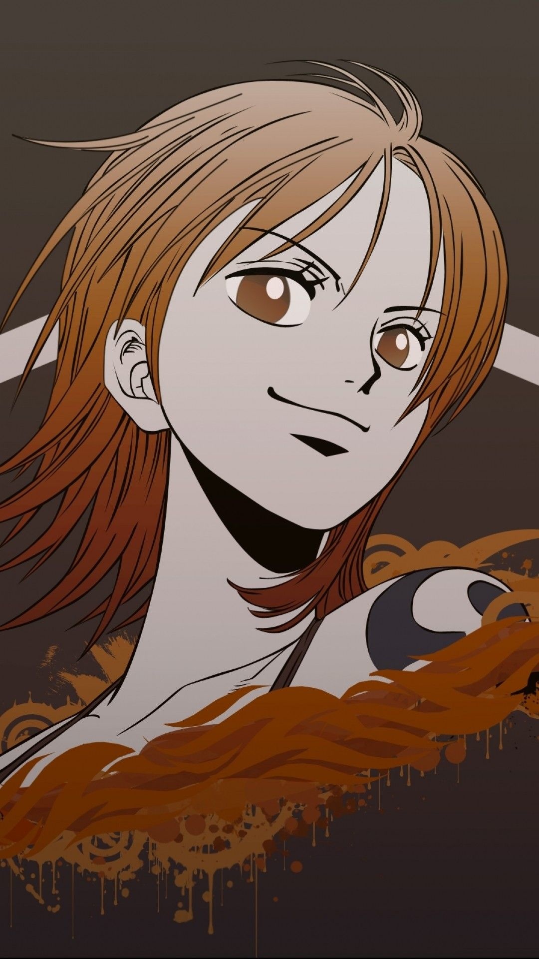 Nami, Nami shoulder tattoo, One Piece anime, Full HD Phone wallpaper