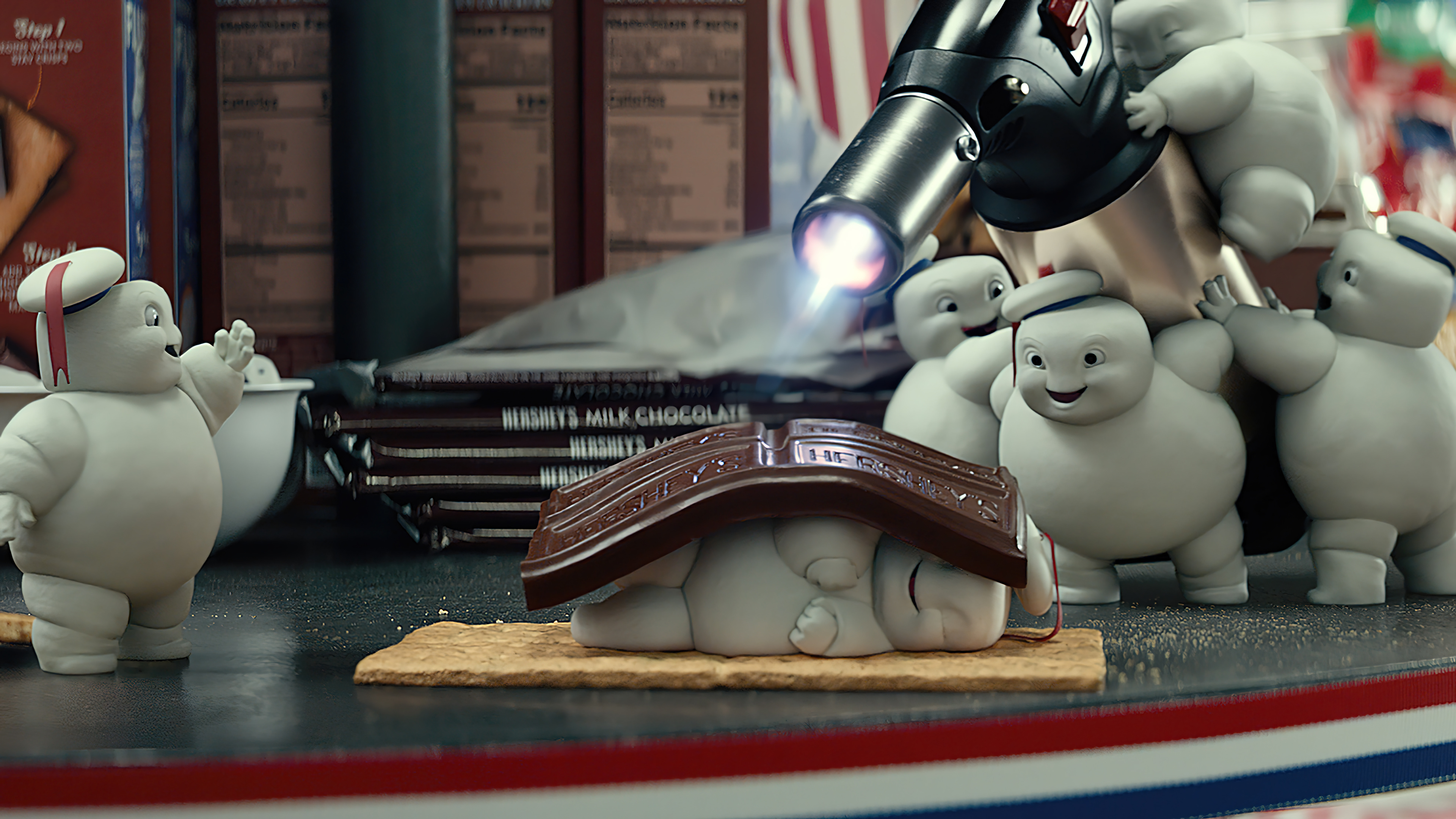 Ghostbusters afterlife, Marshmallow, PC desktop, 4K wallpaper, 3840x2160 4K Desktop