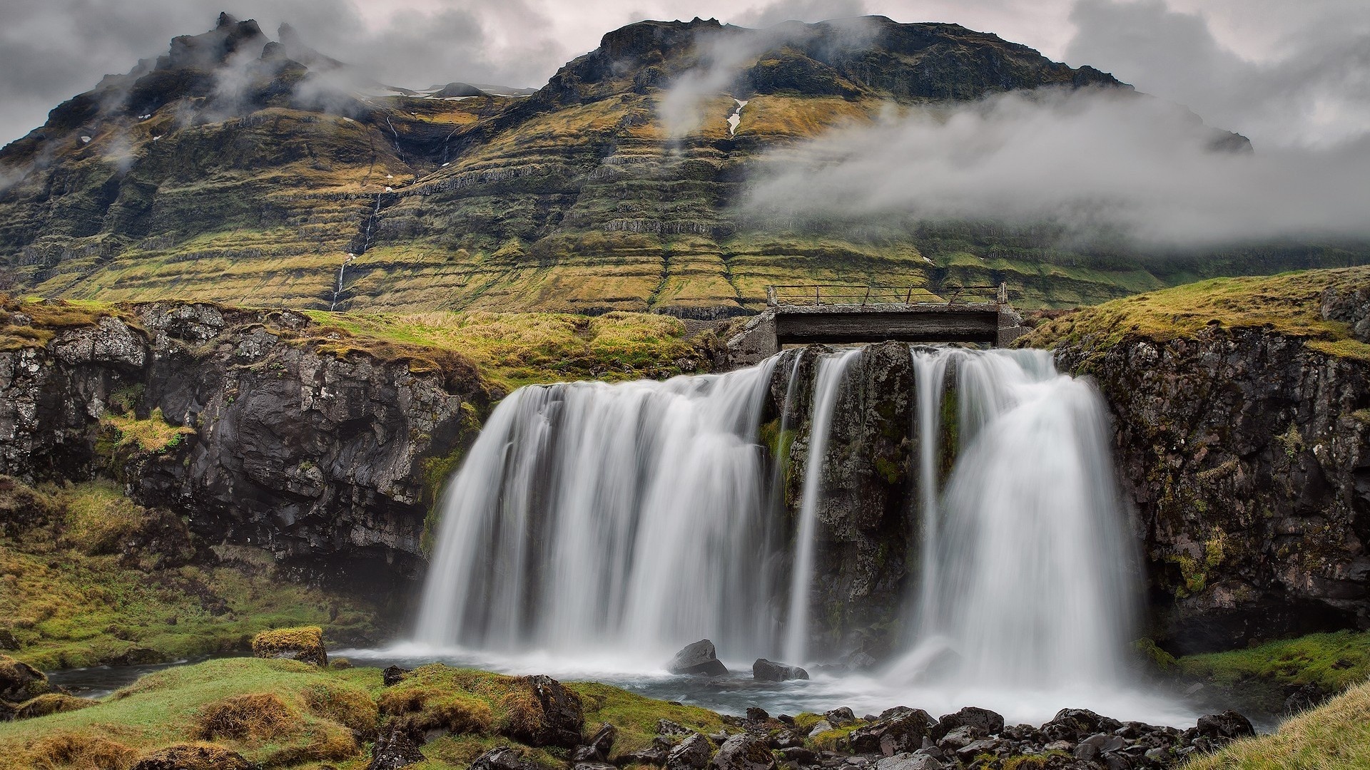 Faroe Islands, Stunning nature, Long exposure, Misty mountains, 1920x1080 Full HD Desktop