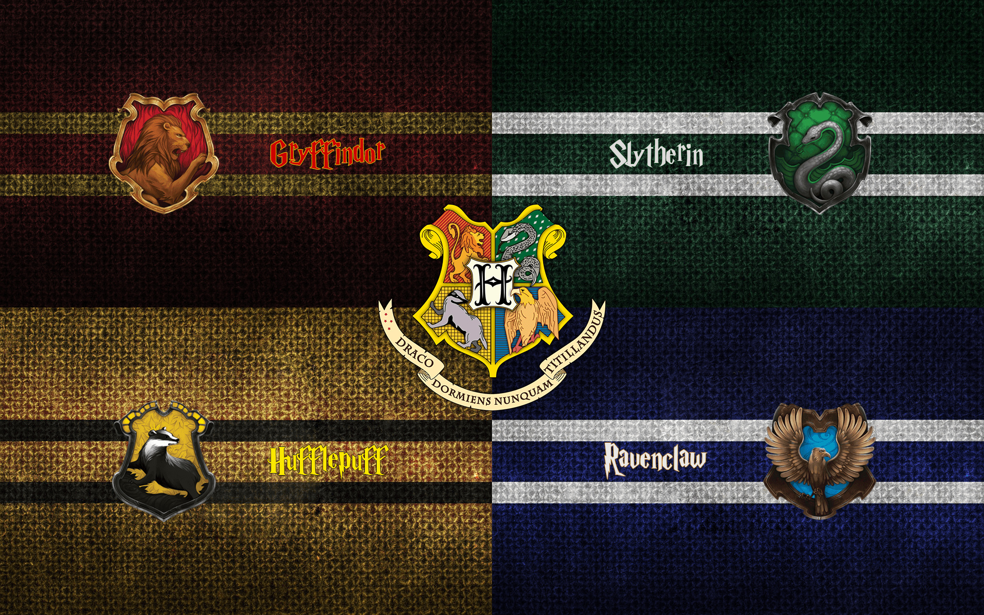 Textile, Hogwarts Crest Wallpaper, 1920x1200 HD Desktop