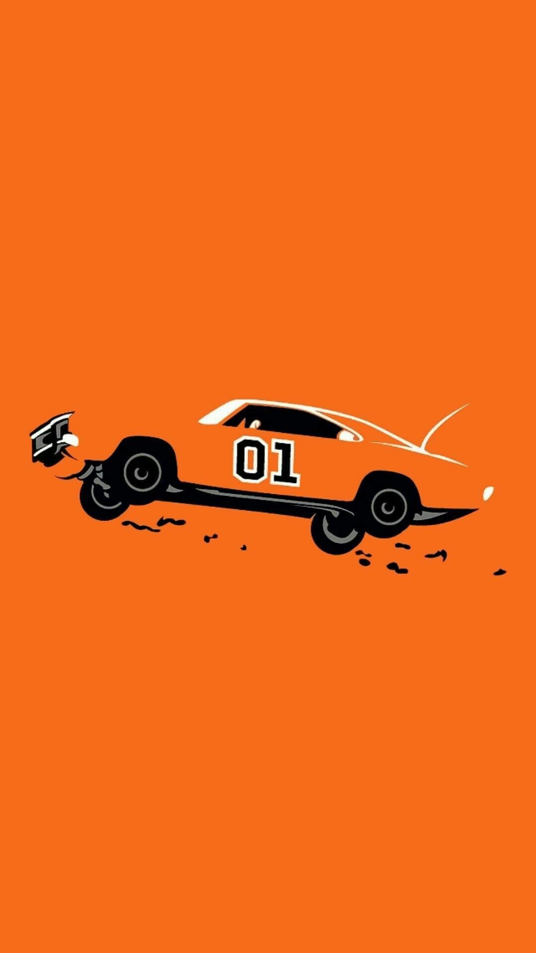 Flying General Lee, General Lee Car Wallpaper, 1080x1920 Full HD Phone