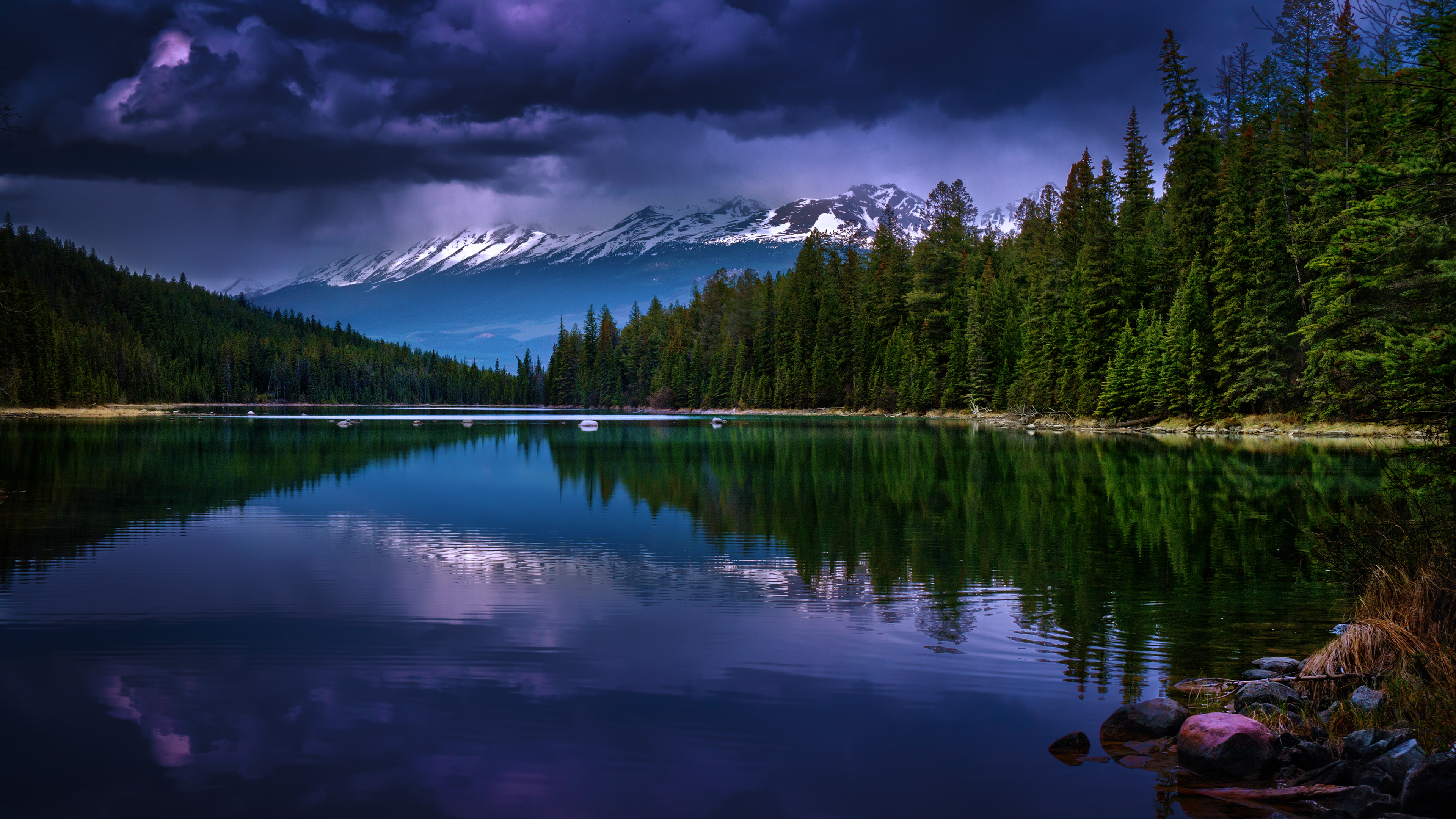 Canada, Mountain Lakes Wallpaper, 3840x2160 4K Desktop