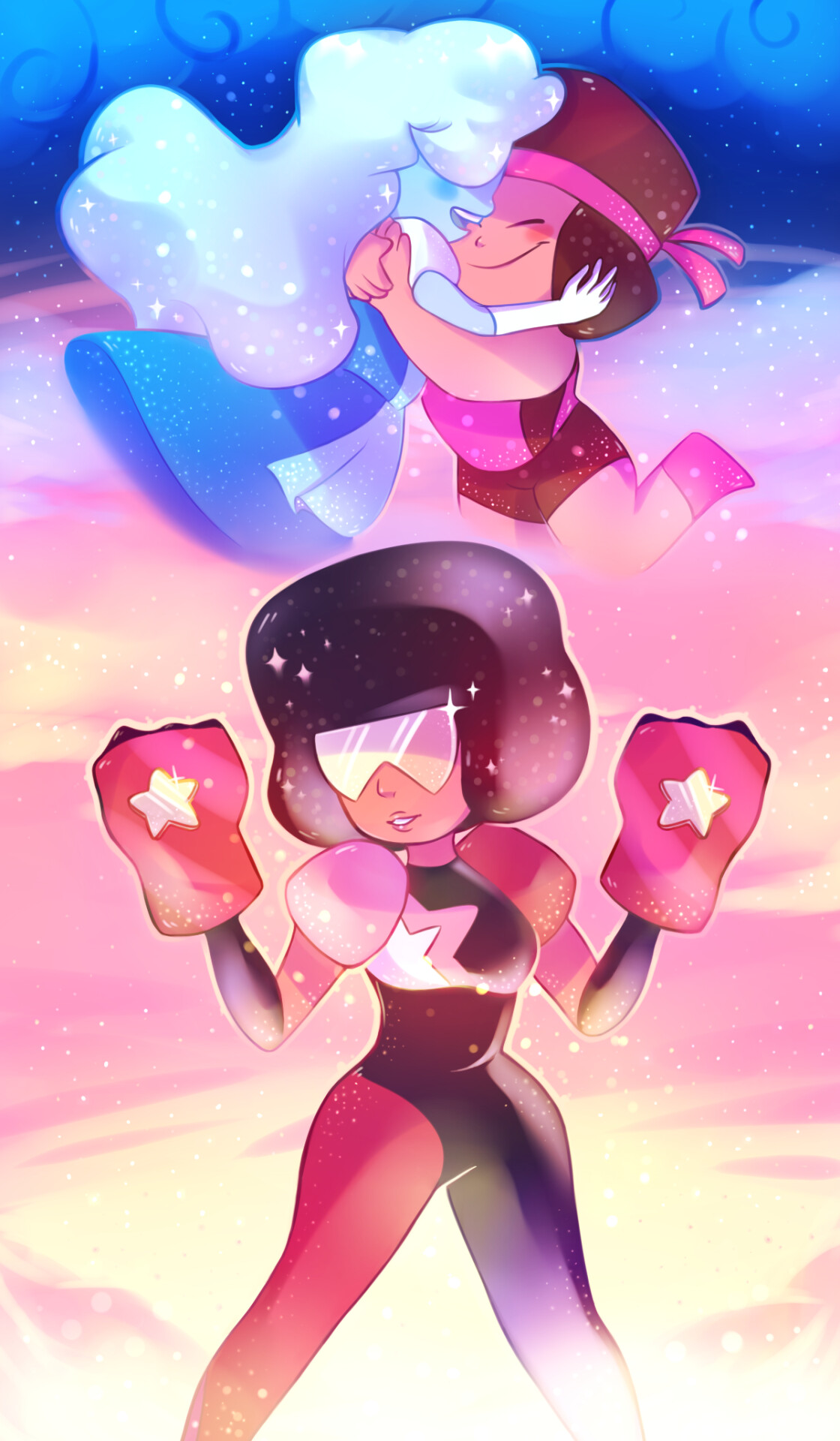 Garnet, Steven Universe, Steven Universo fanart, High quality, 1120x1920 HD Phone